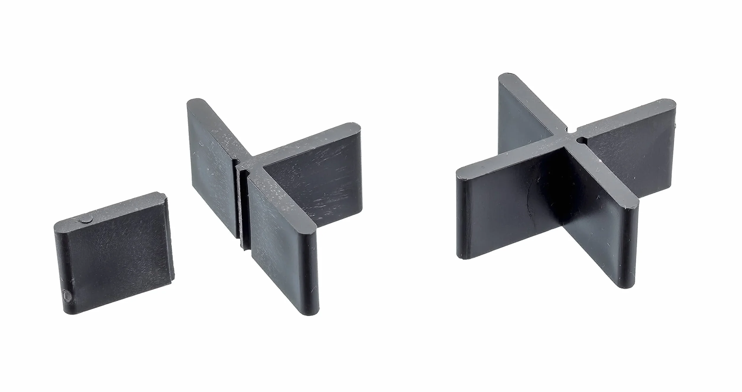 4 mm Profi - Krzyże do fug do płyt tarasowych 4 mm x 20 mm (szer. x wys.) - 100 sztuk do układania na zewnątrz. Z planowanym miejscem złamania można używać jako trójnik - Made in Germany