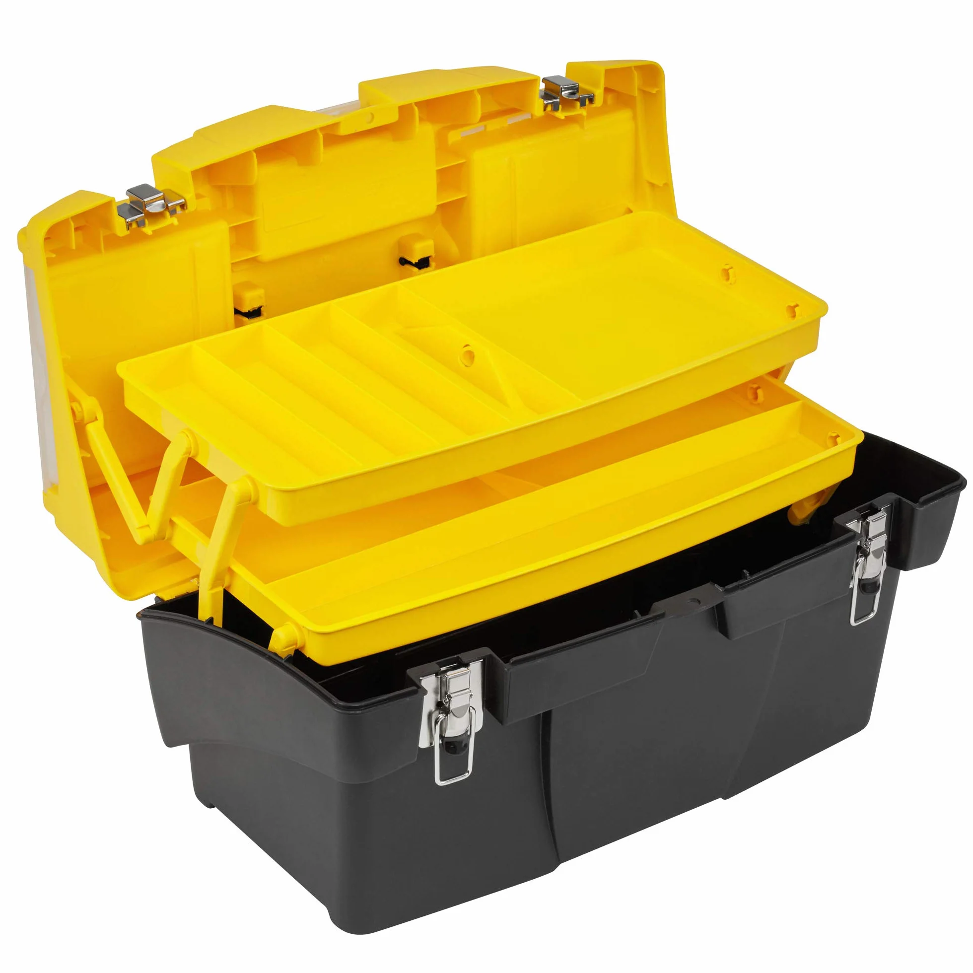 Stanley 1-92-911 Jumbo skrzynka na narzędzia wspornikowe 49,5 cm (19-1/5.1 cm), czarny/żółty