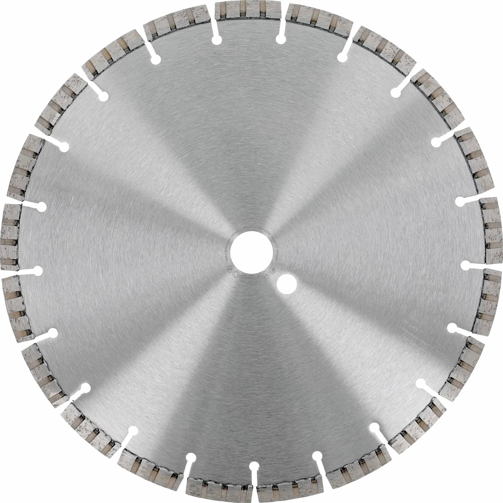 PRODIAMANT Premium diamentowa tarcza do cięcia betonu Laser 300 mm x 25,4 mm diamentowa tarcza do cięcia spawana laserowo
