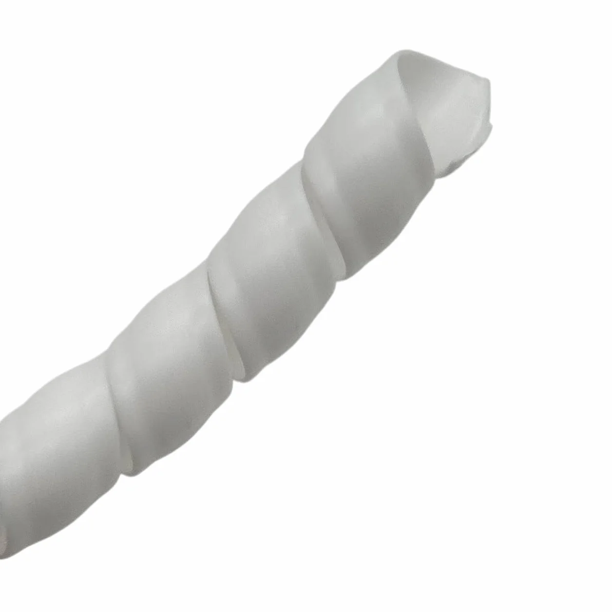 Osłona kabla, uporządkowany kabel, biała spiralna tuleja kablowa 8mm do 35mm elastyczna owijka zabezpieczająca przewód organizator zarządzanie rurami zapobieganie bałaganowi(ID 35mm 5 meters)