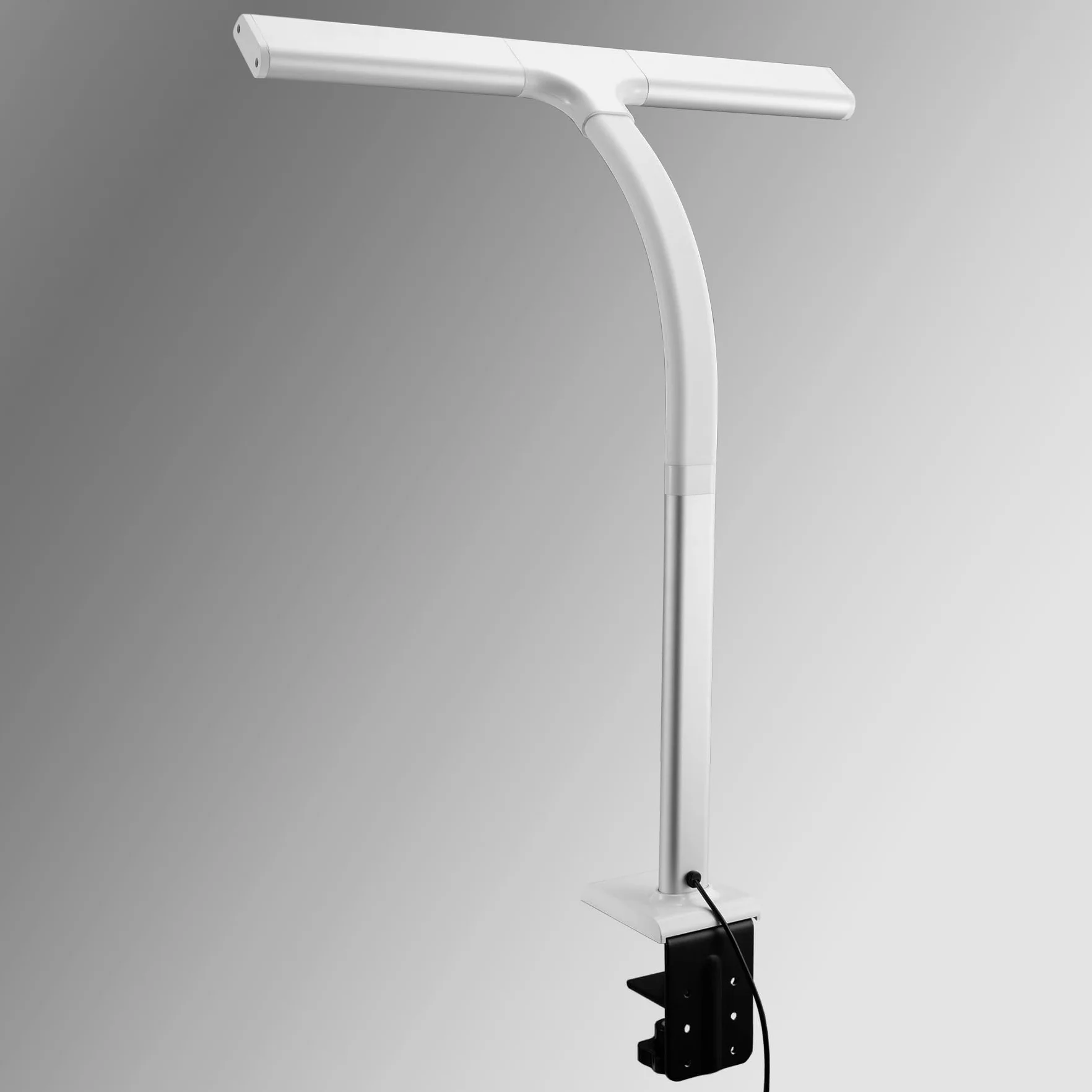 Lampa biurkowa LED 50 cm 600 lm ściemniana podstawa zaciskowa