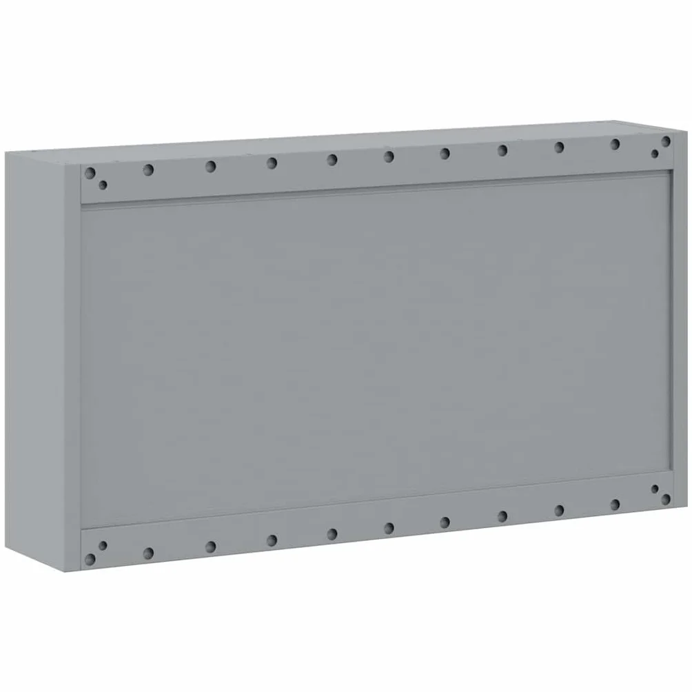Szafka na narzędzia z regałem, szafka warsztatowa ze stali i materiału drewnopochodnego, zamykana na 2 zamki krzywkowe, 3 półki, 100 x 20 x 55 cm, do garażu, piwnicy, warsztatu, systemu