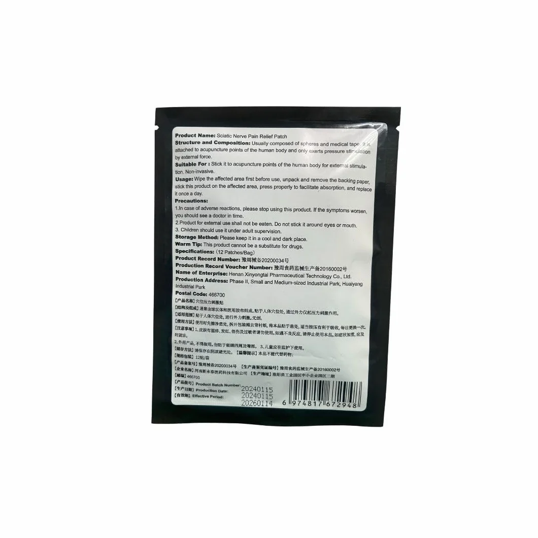 ThermoRelief plastry rozgrzewające na ból nerwu kulszowego 12 sztuk