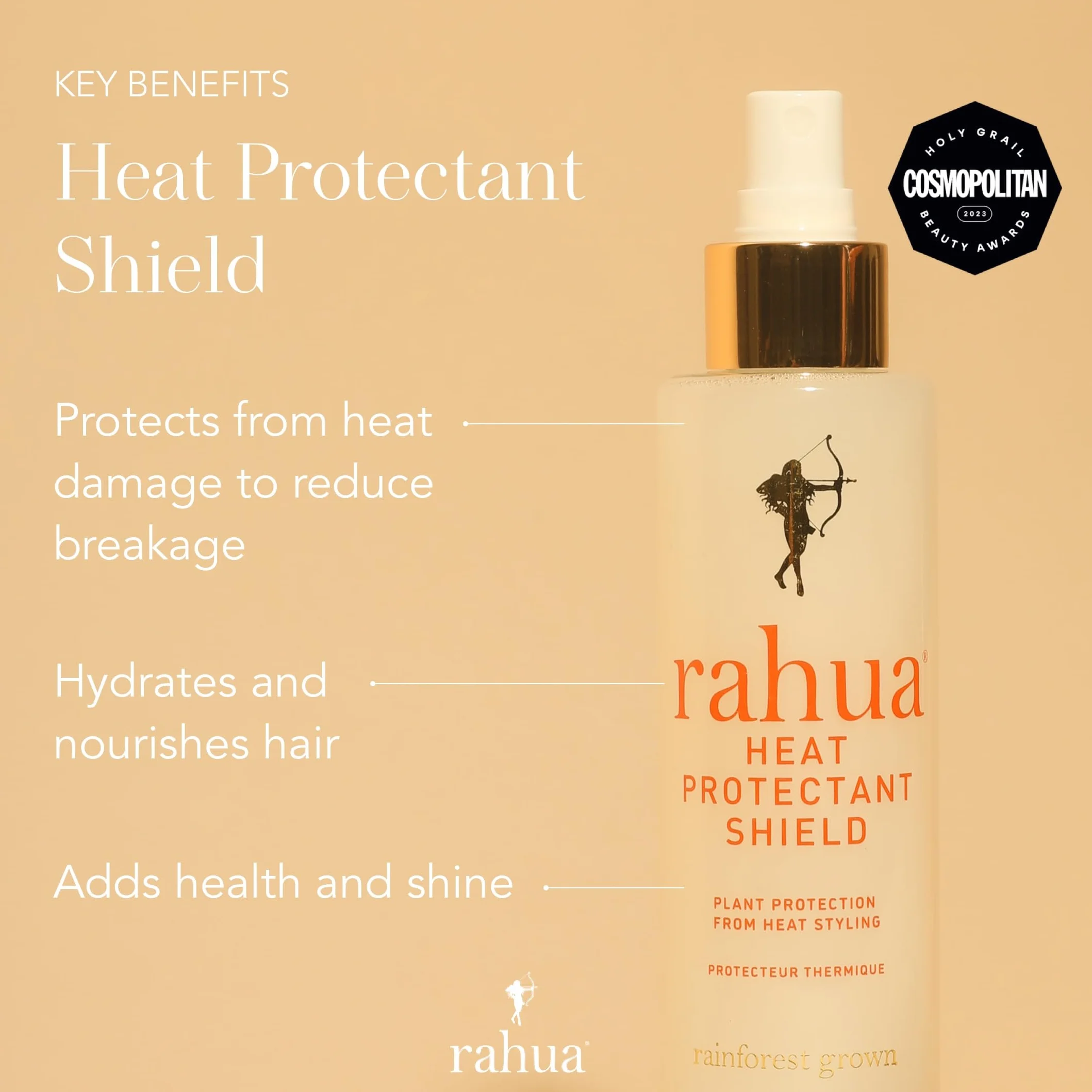 Rahua Heat Protectant Shield 193 ml Spray ochronny witamina E Aloe Vera keratyna