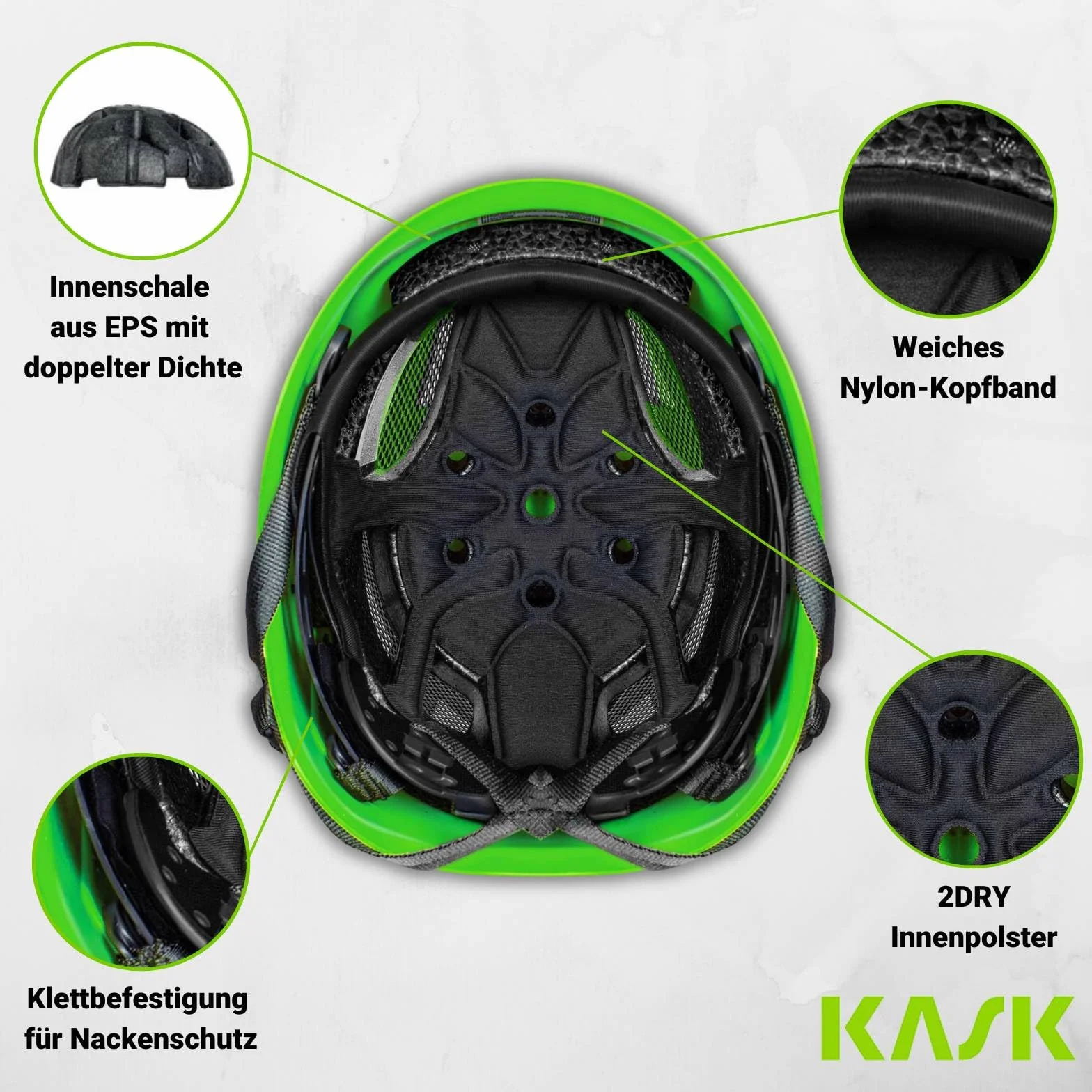 KASK Superplasma PL HiViz 2.0 kask ochronny, kask do wspinaczki górskiej, rozmiar 51-62 cm, uniwersalny, regulowany