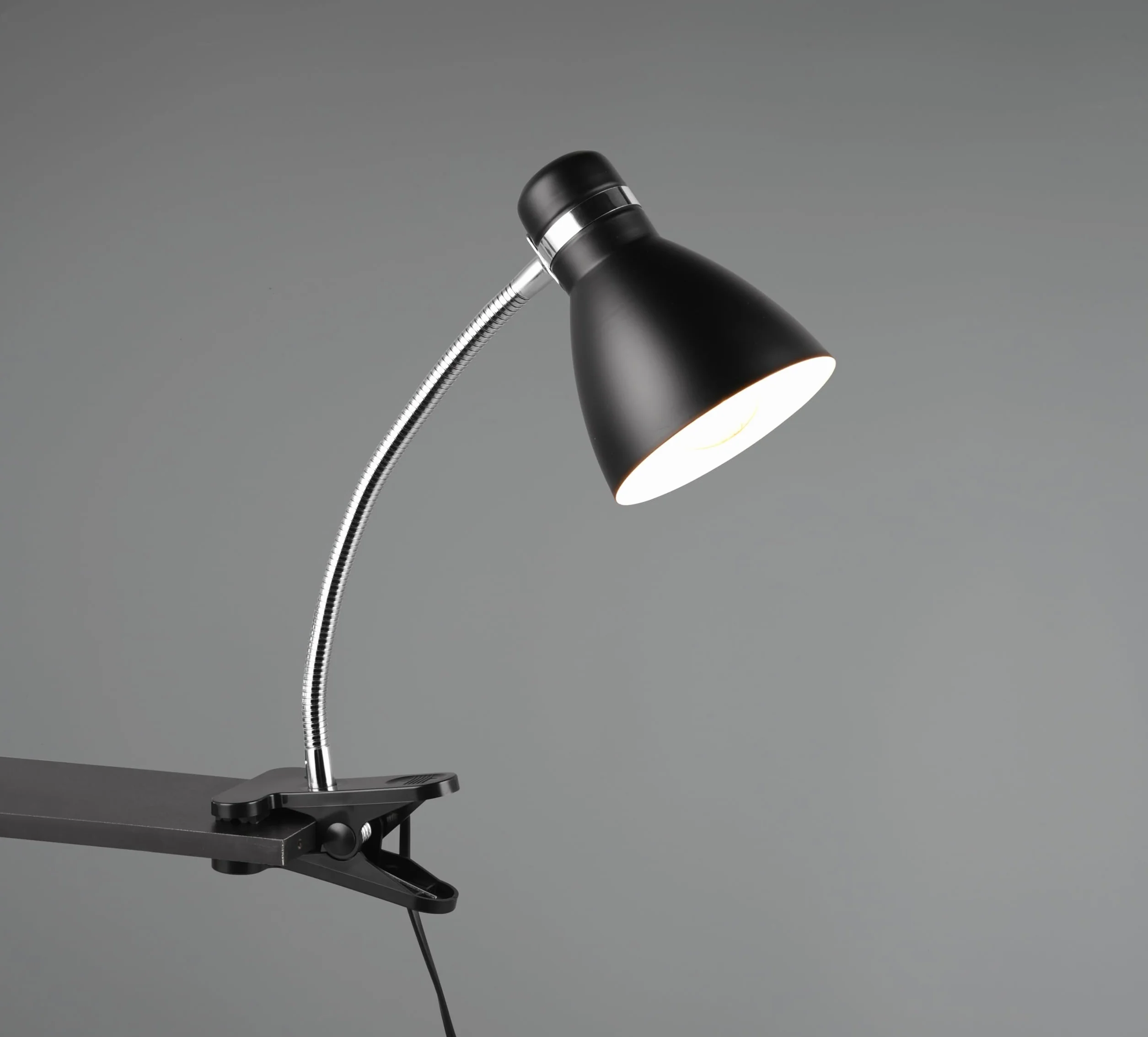 Reality Lampa zaciskowa Harvey R20731232, czarny matowy metal, z wyjątkiem 1x E27, Flexarm