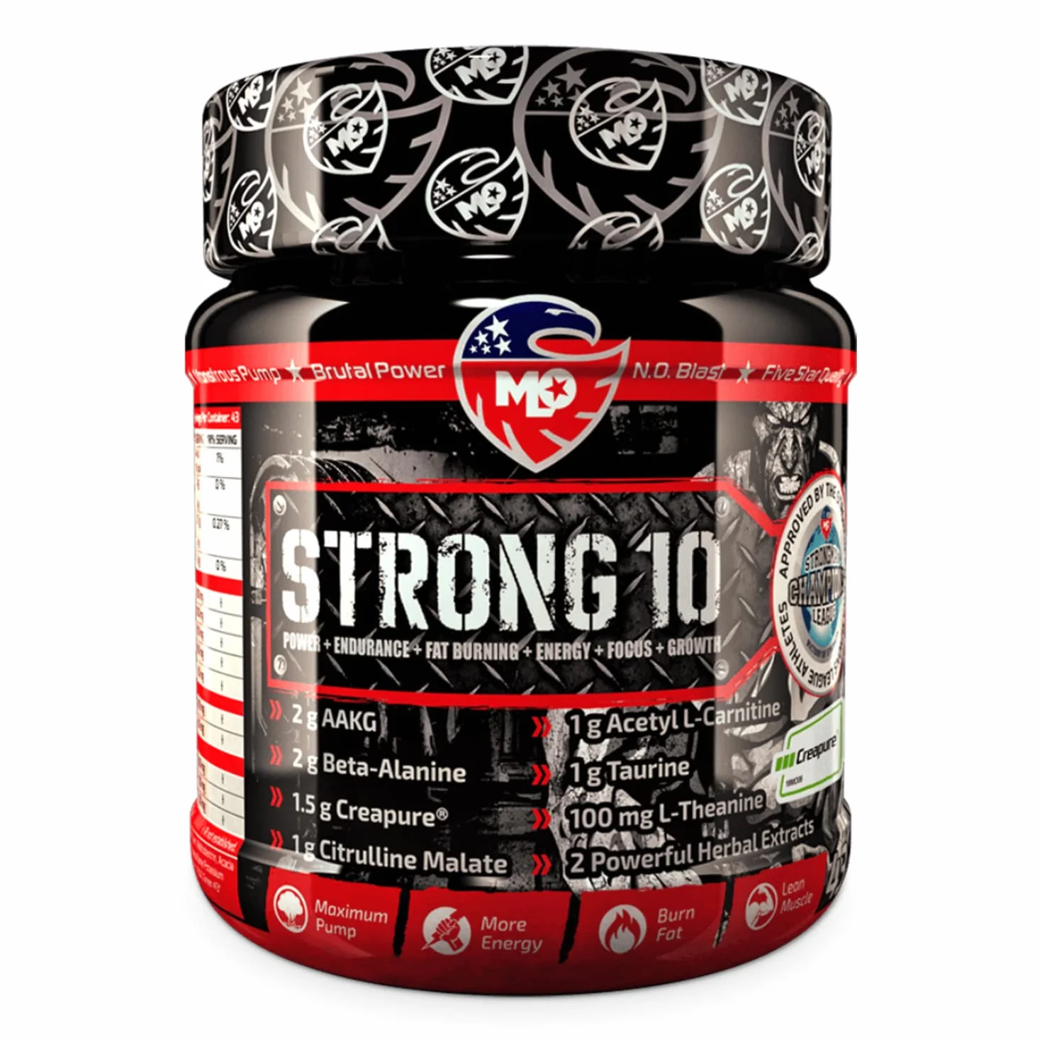MLO Nutrition Strong 10 Pre-Workout Training Booster (Mango-Maracuja)