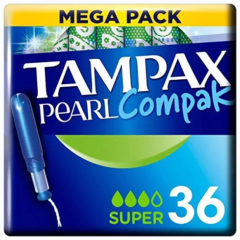 Tampax Pearl Compak Super tampony z aplikatorem 36X