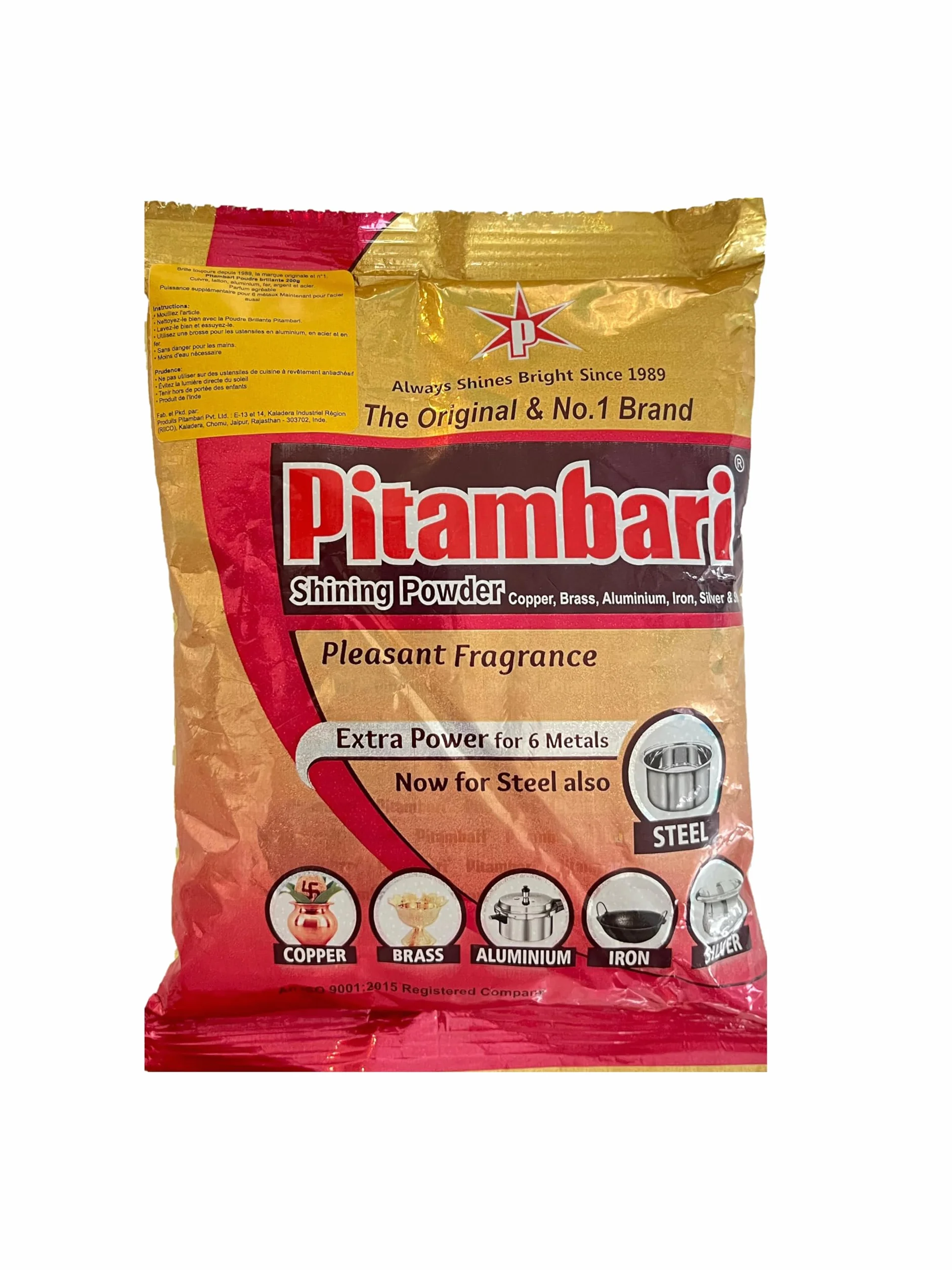 Pitambari Shining Powder - 200 g (opakowanie 3) - India