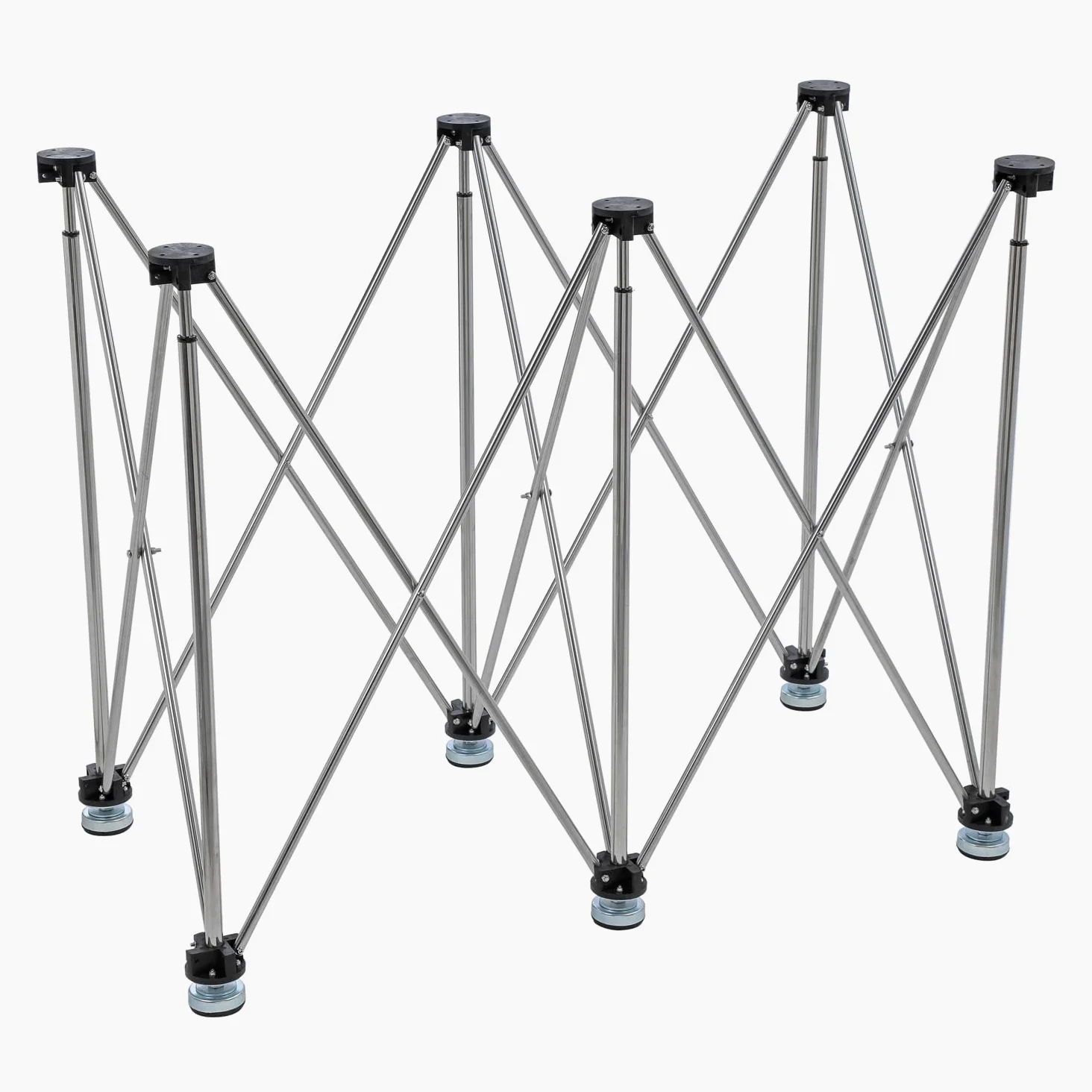 TOPWAY Przenośny składany stojak roboczy, teleskopowy, 117 x 62 x 82 cm, nośność 700 kg, płyta z płytek, blat roboczy, stół warsztatowy, wsparcie dla konia piły z torbą transportową