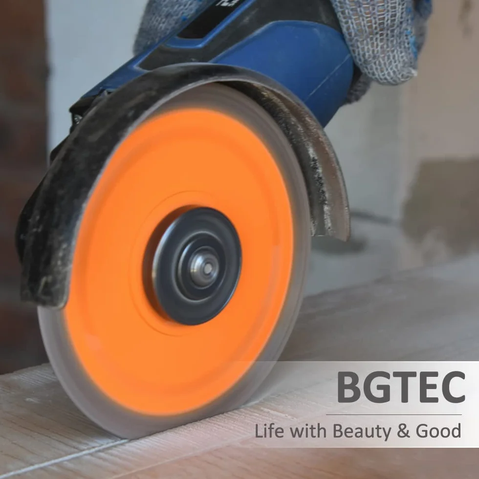 BGTEC Diamentowy porcelanowy brzeszczot do piły, 2 szt. 175 mm x siatka Turbo płytki ostrza do płytek porcelanowych granitowych marmurów, super cienkie, tarczowe do cięcia na sucho / na mokro