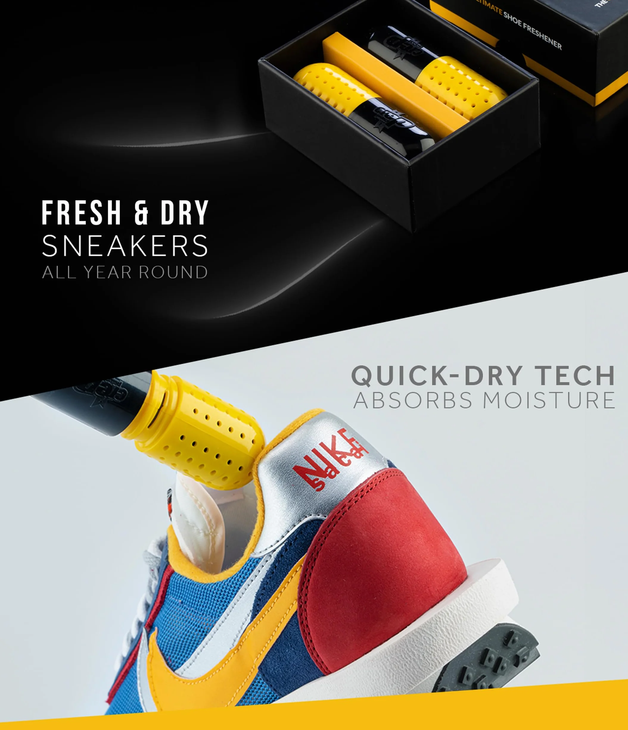Crep Protect Unisex Ultimate Shoe Freshener odświeżacz powietrza, czarny, rozmiar uniwersalny