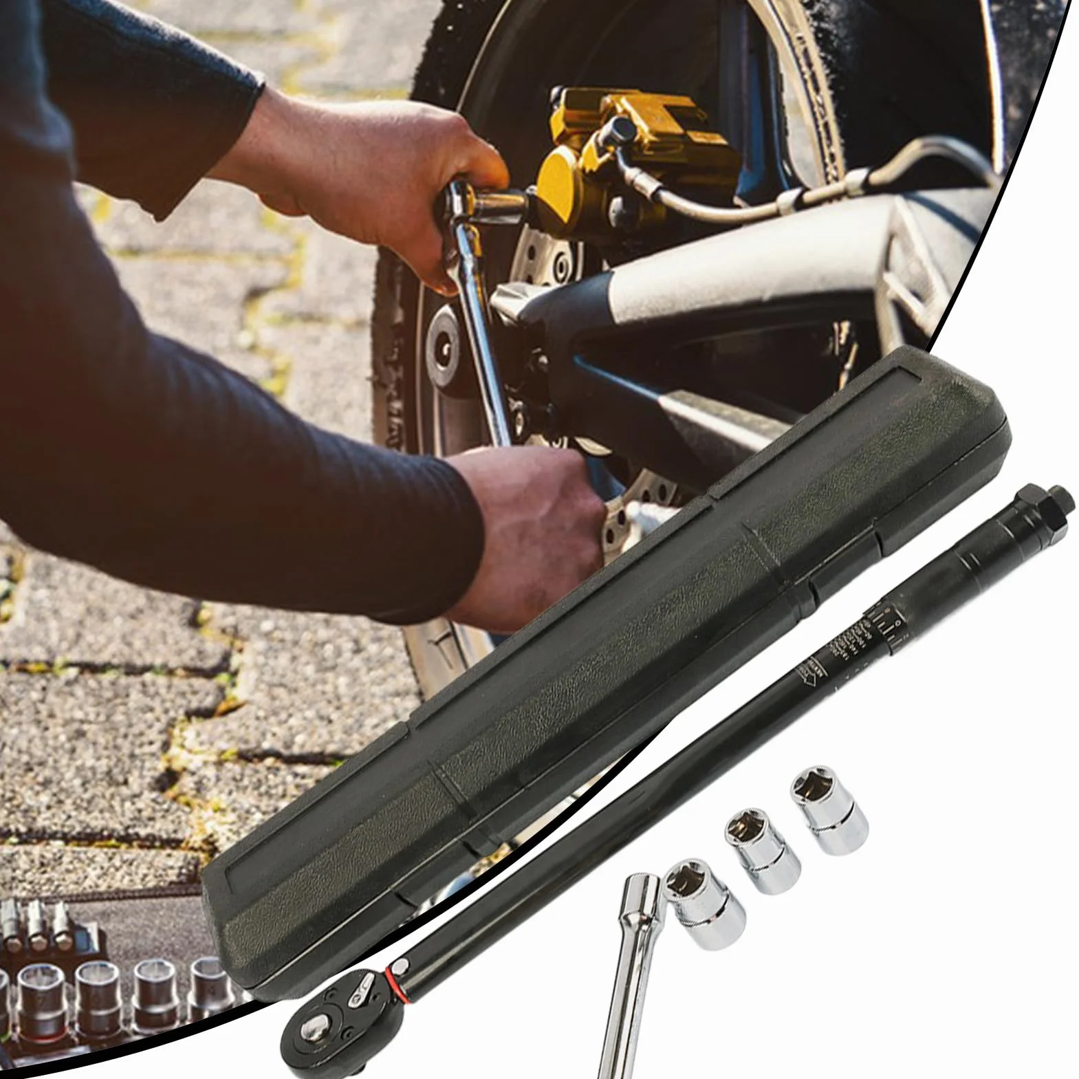 Klucz dynamometryczny 1/2 Ergonomiczne regulowane narzędzia mechaniczne | Grzechotkowy klucz dynamometryczny Dla mechaników samochodowych i inżynierów