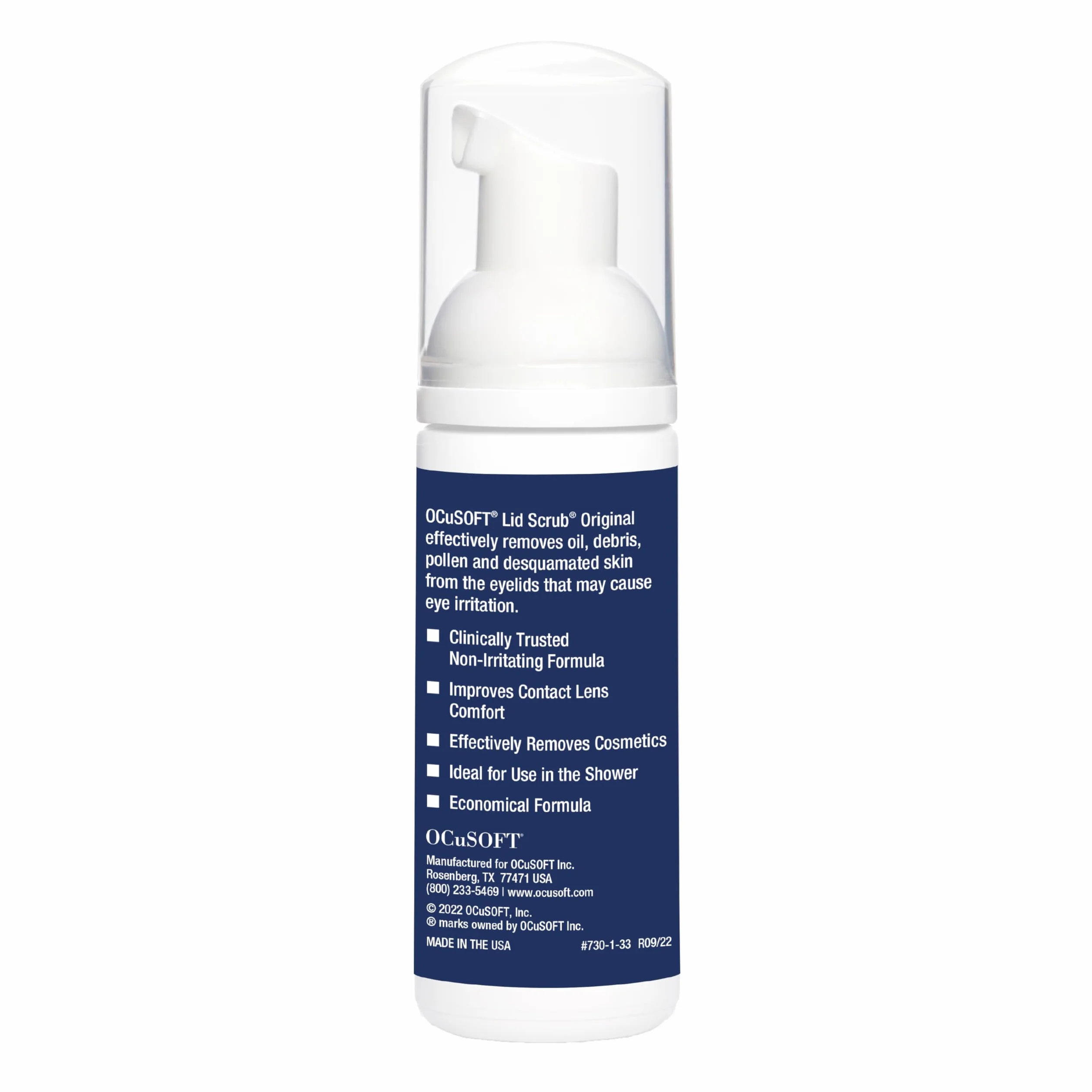 Ocusoft Eyelid Peeling Foaming Cleanser 50 ml