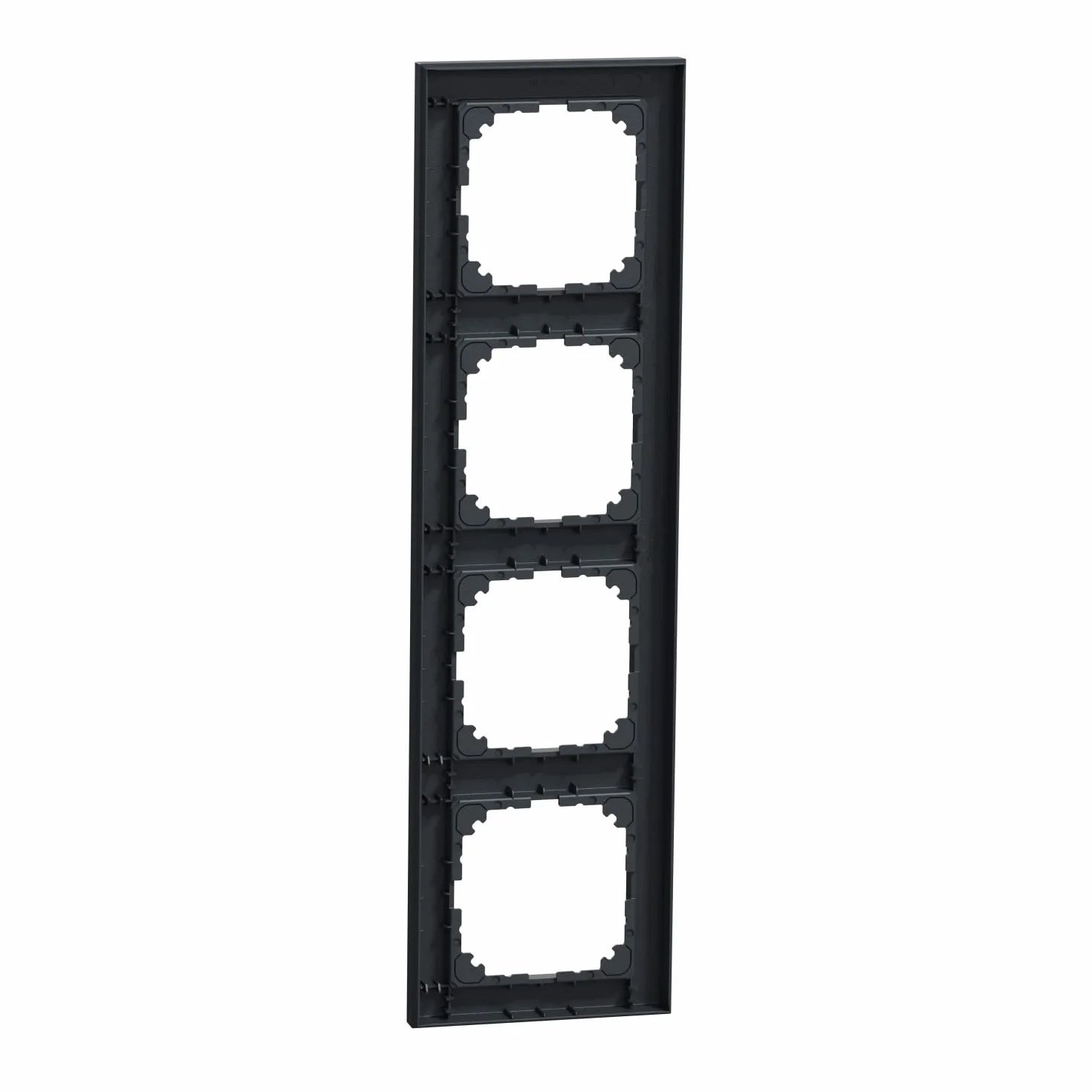 Schneider Electric M-Pure MEG4040-3614 ramka z 4 gniazdami i przełącznikami, antracytowa