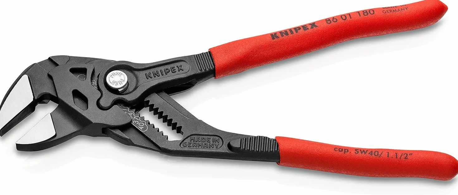 KNIPEX Szczypce-klucz 86 01 180 SB fosforanowana, antypoślizgowa