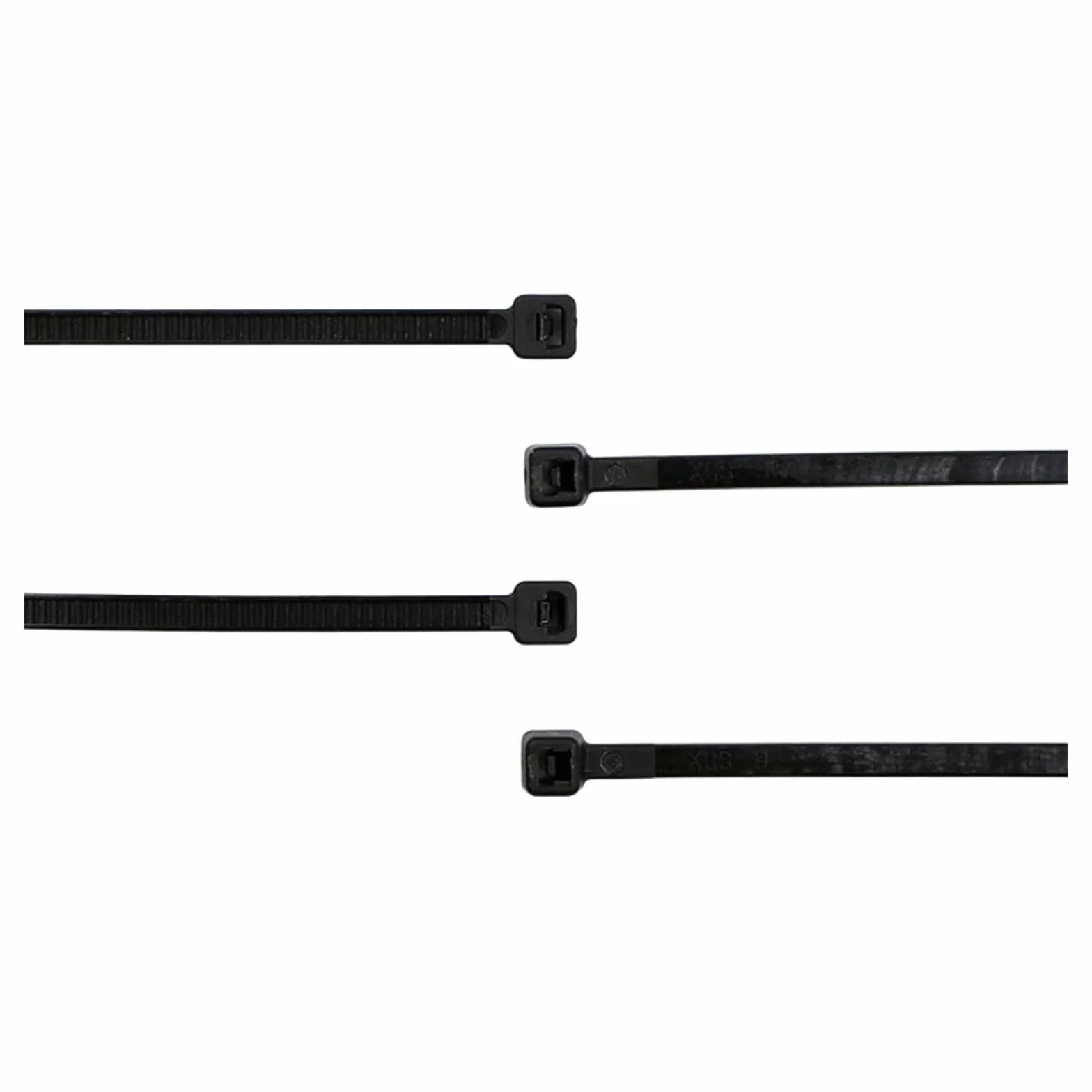 100 szt. opasek zaciskowych do kabli, samozaciskających, nylonowych, z haczykiem i pętelką(White,3 x 80mm)