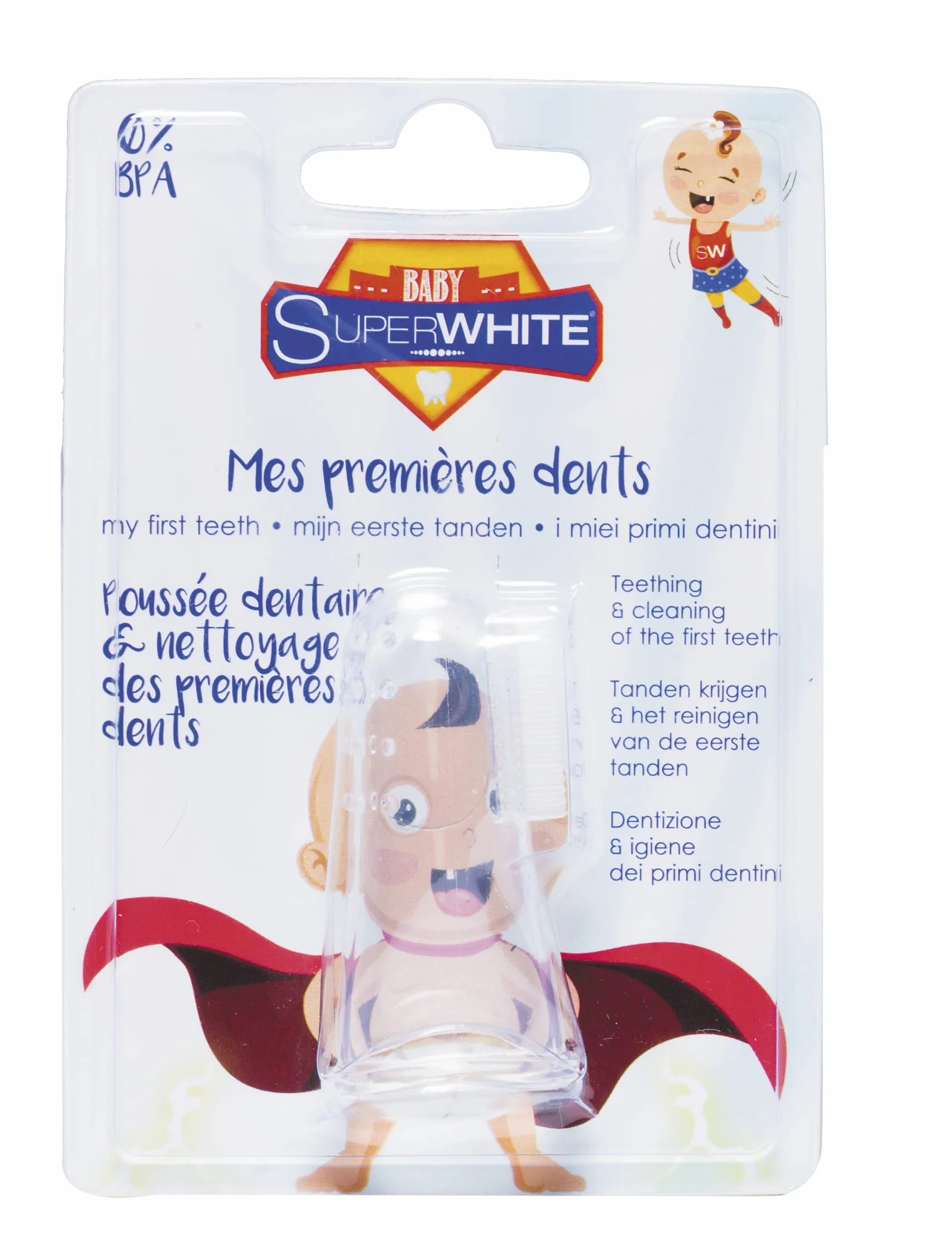 Superwhite Szczoteczka do zębów – szczoteczka do zębów dla niemowląt do pierwszych zębów