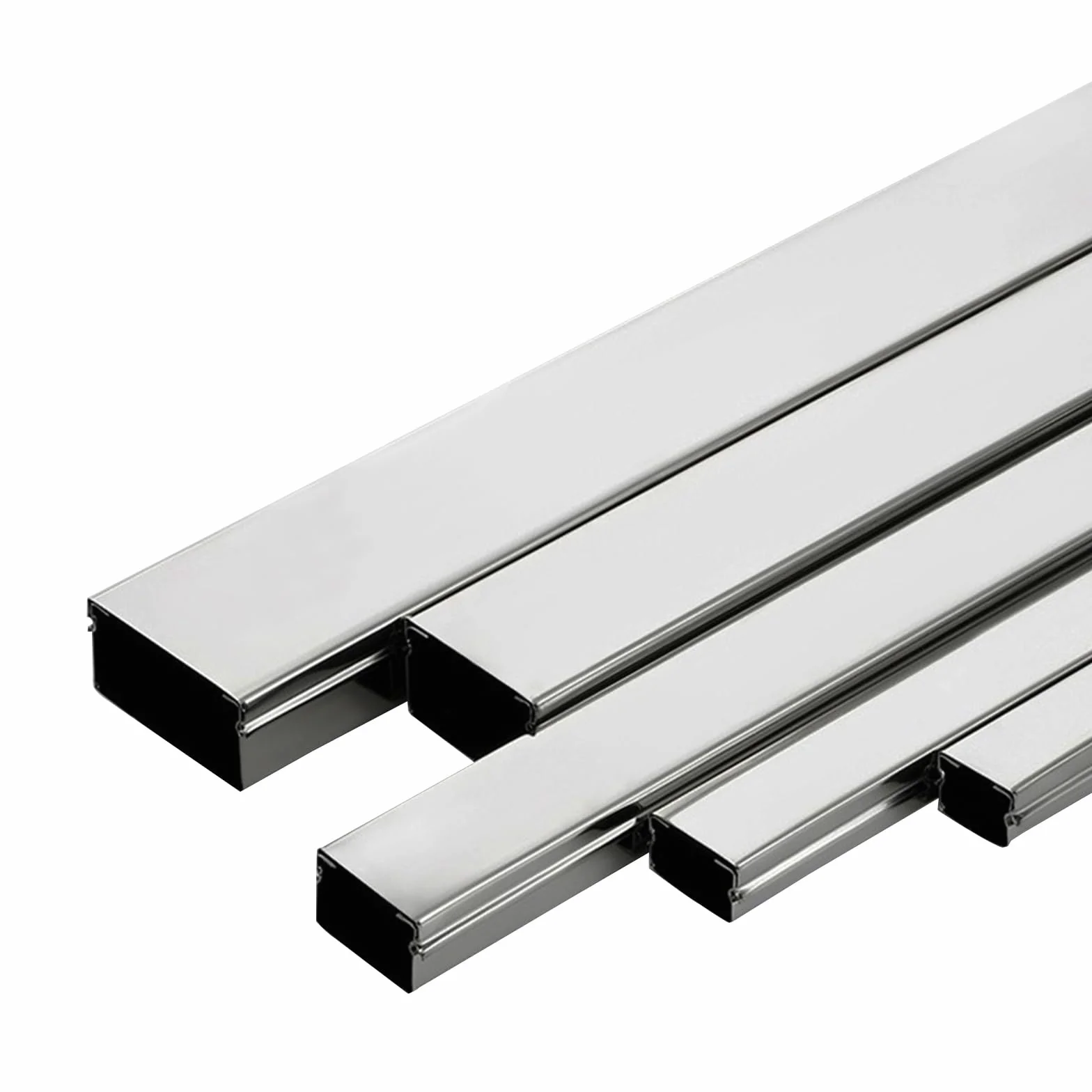Metalowe kanały kablowe, Kanał kablowy ze stali nierdzewnej 1 m, wiele rozmiarów, z otworami montażowymi(60x50x0.6mm)