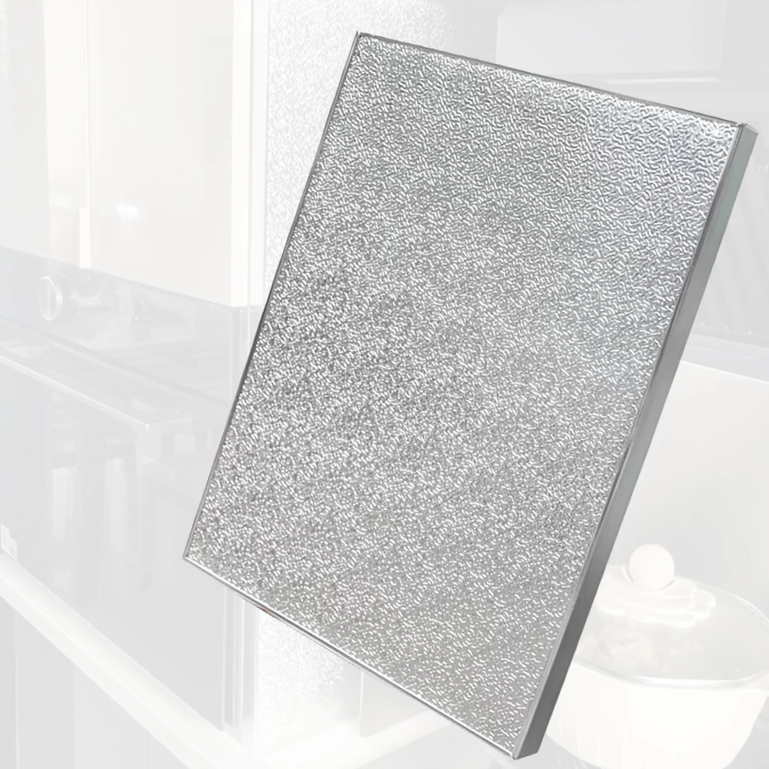 Panel termoizolacyjny, aluminiowa mata termiczna do kuchenki mikrofalowej i blatów kuchennych, ognioodporny panel samoprzylepny, ochrona pieców na drewno, twarda