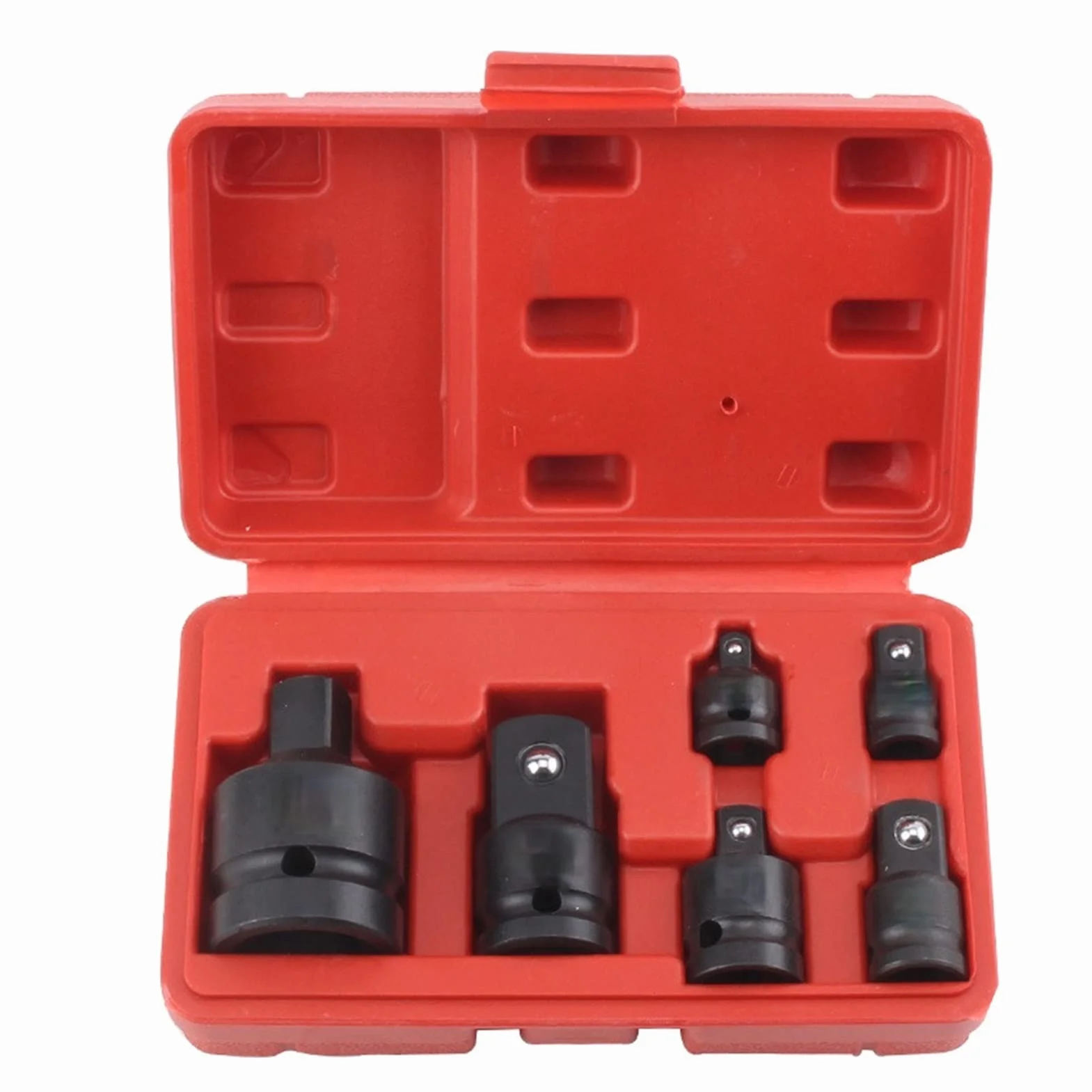 QIANHUI 6 szt. gniazdo napędowe adapter udarowy reduktor rękaw narzędzie do naprawy narzędzia naprawcze klucz adapter narzędzi ręcznych zestaw 3/8 1/4 1/2 3/4