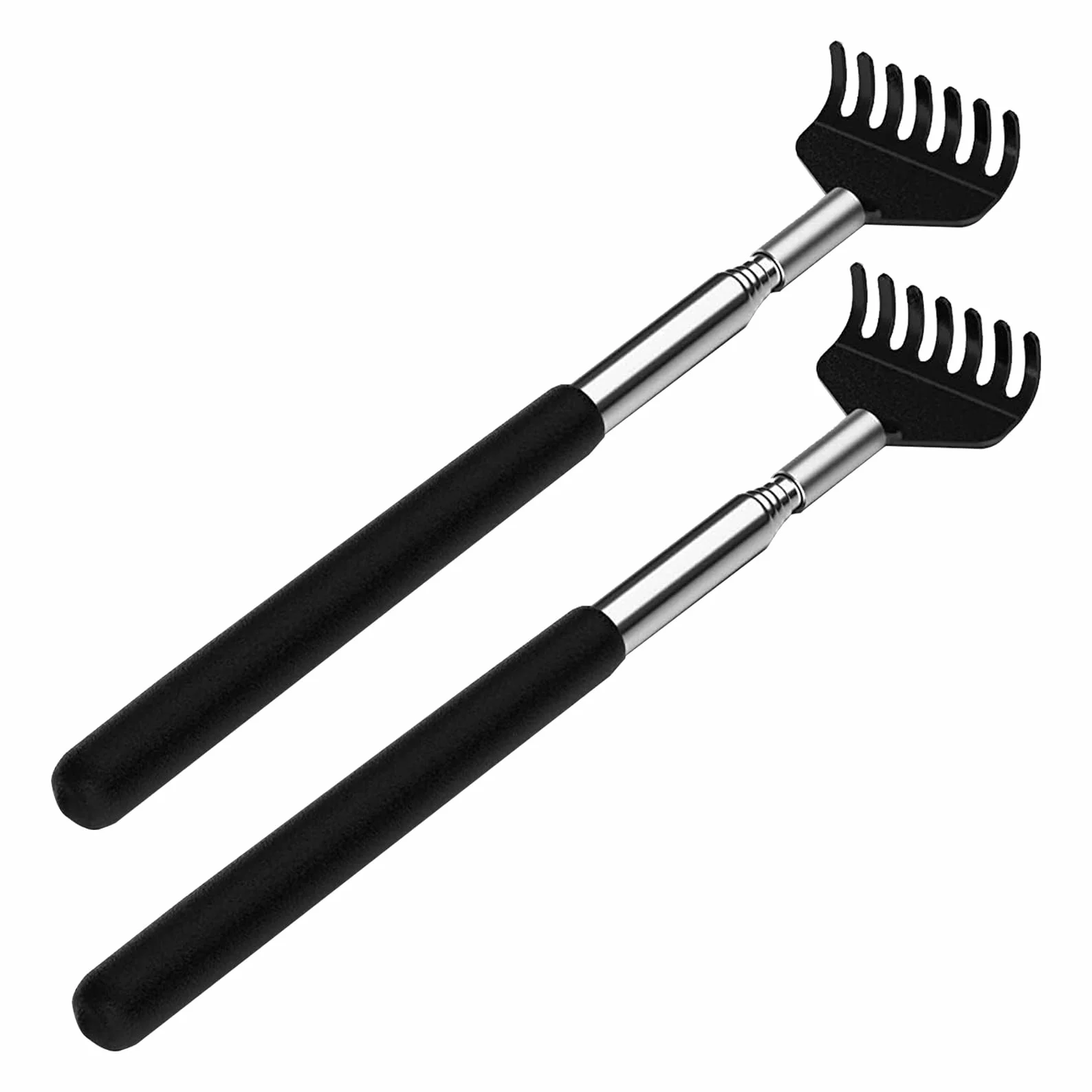 Drapak do pleców ze stali nierdzewnej, wysuwany do 68 cm, do masażu głowy i pleców