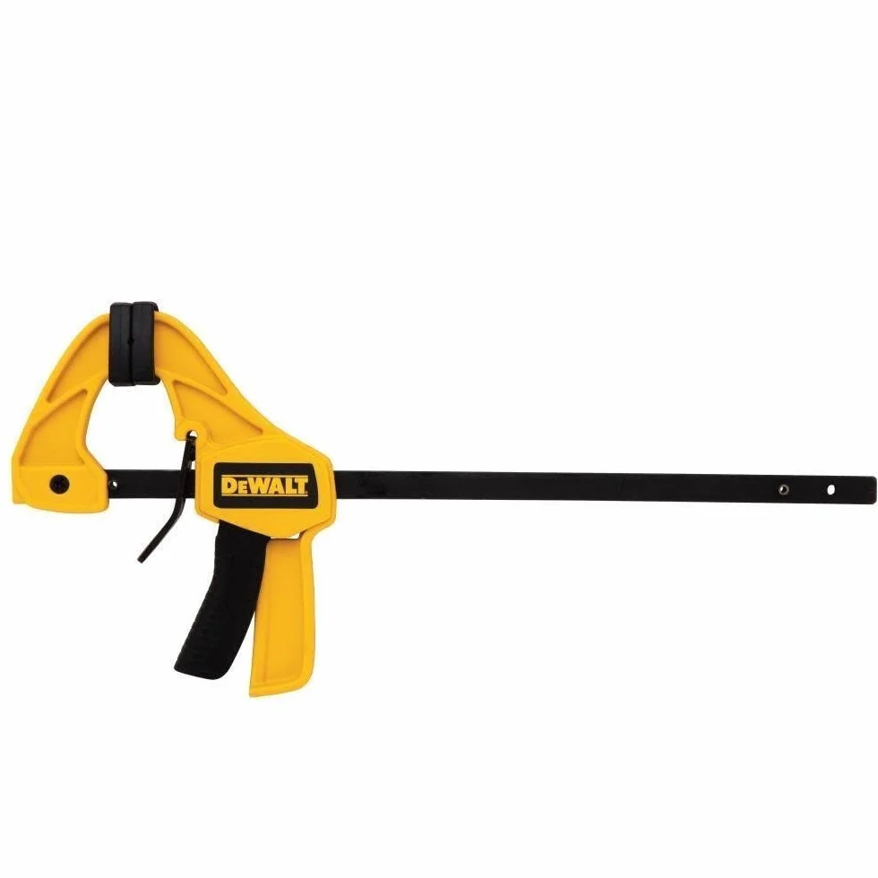 DEWALT DWHT83149 średni zacisk spustowy z prętem 15 cm, 2 szt., żółty