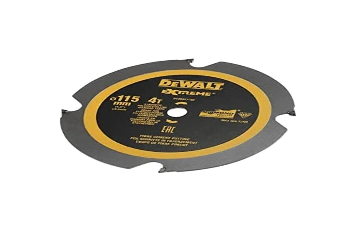 DEWALT DT20421-QZ Hojas para Corte Multi-Material (Fibrocemento) 115 x 10 mm x 4D