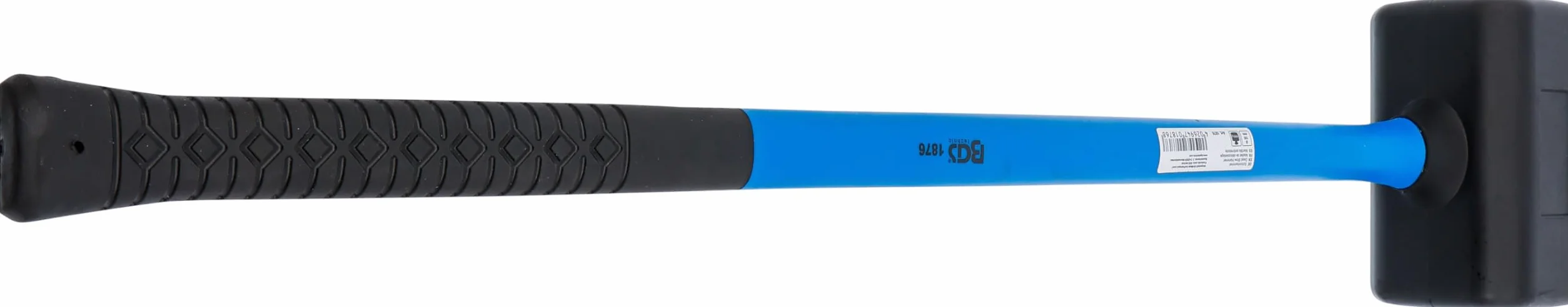 BGS 1876 | Młotek z tworzywa | trzonek z włókna szklanego | bezodrzutowy | Ø 105 mm | 4500 g