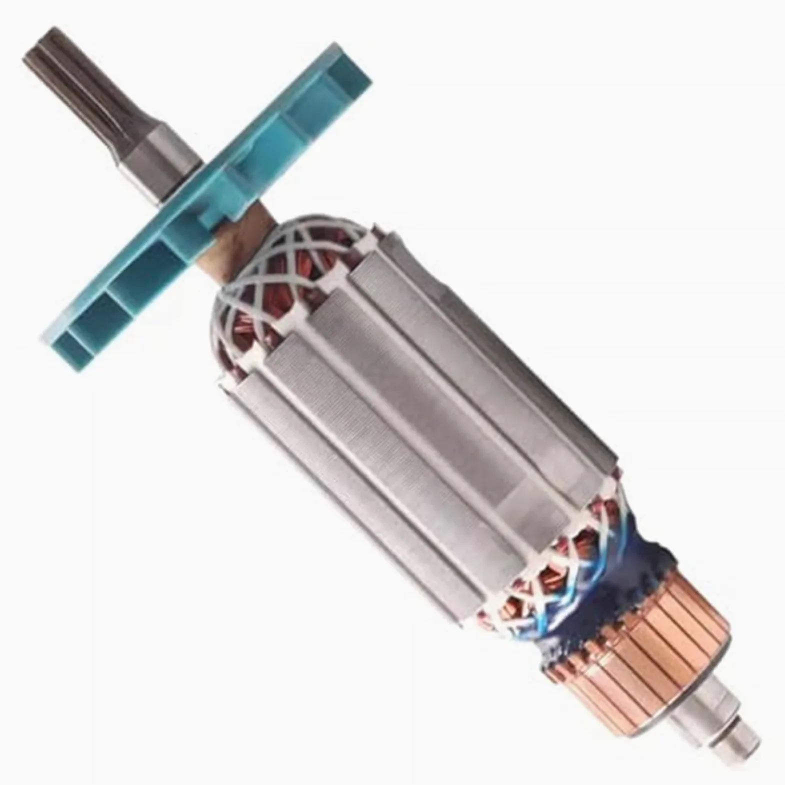 Wirnik twornika dla P1B-DV-24C P1B-DV-S14 S24A E24 klucz elektryczny twornik wirnik kotwica cewka stojana akcesoria zamienne Wirnik silnika(BLACK Stator)