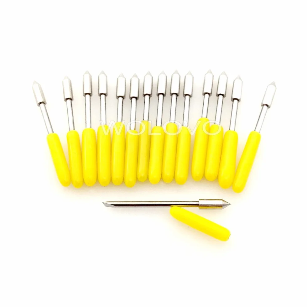 15 szt. Graphtec CB09 Silhouette Cameo Craftrobo 30 stopni nóż tnący CB09U ostrze do cięcia winylu + uchwyt obudowy ostrza