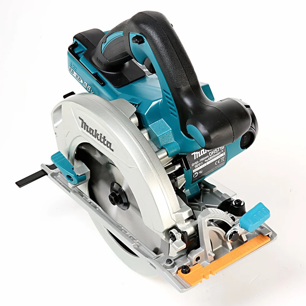 Makita DHS710ZJ Twin 18V (36V) Li-ion LXT 185mm piła tarczowa dostarczana w obudowie Makpac - baterie i ładowarka nie są dołączone