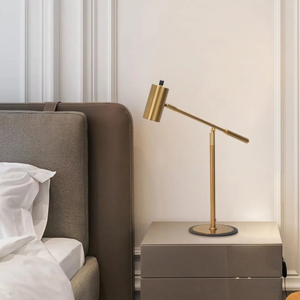 do salonu biurko LED Regulowana stołowa Elastyczne oko troskliwe zadanie oświetlenie Oprawa kolumna Lampy stołowe 5 W Light