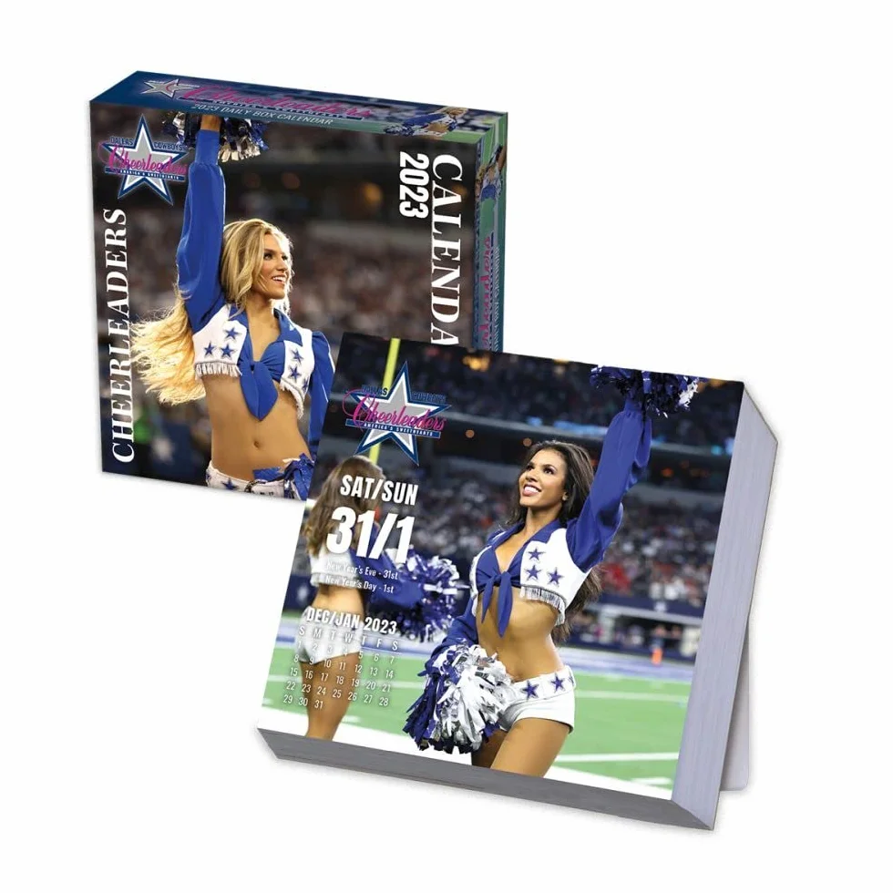 TURNER LICENSING Dallas Cowboys Cheerleaders 2023 kalendarz pudełkowy (23998052010)