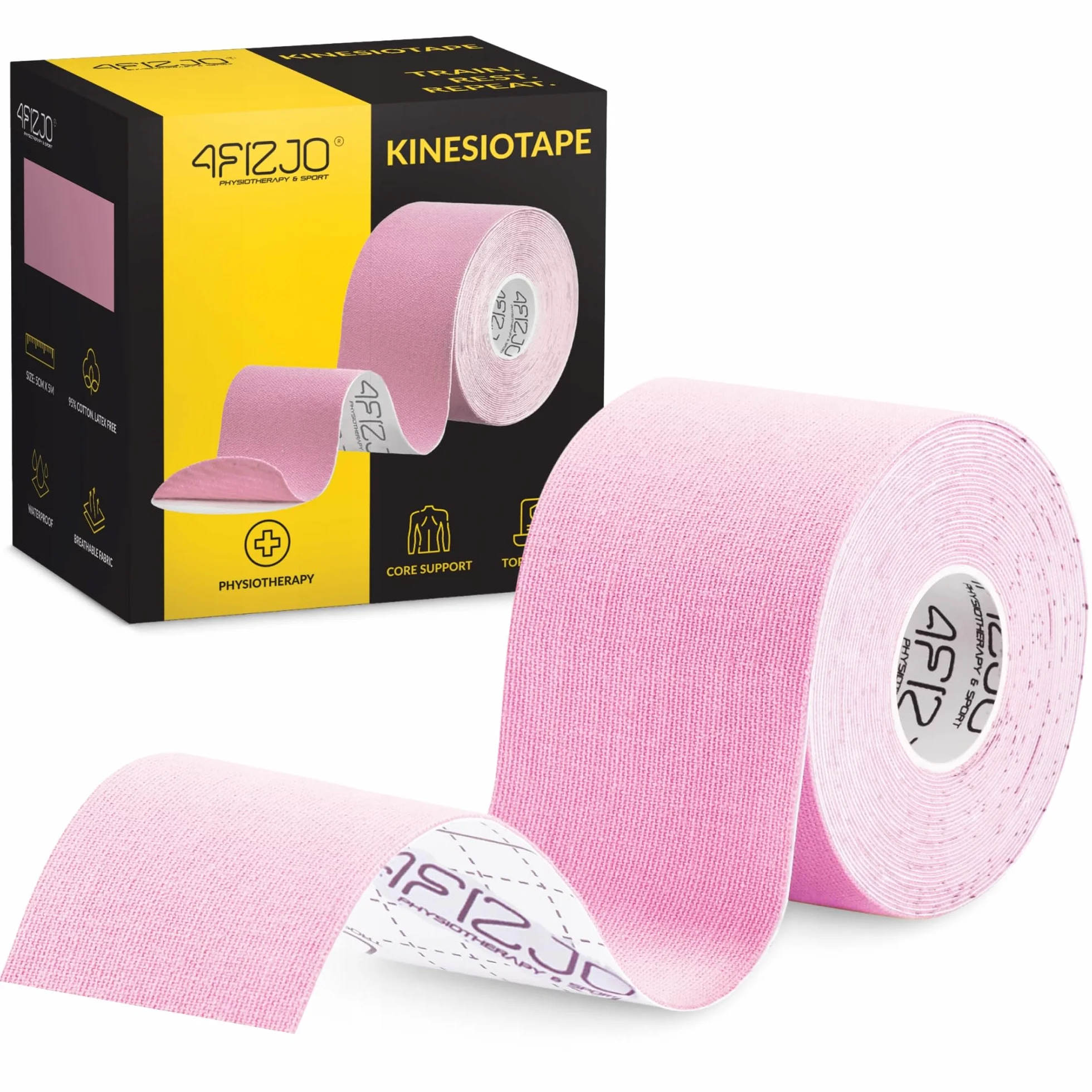 Taśma Kinesio Tejp Kinezjologiczna Plastry Wodoodporne Hipoalergiczne