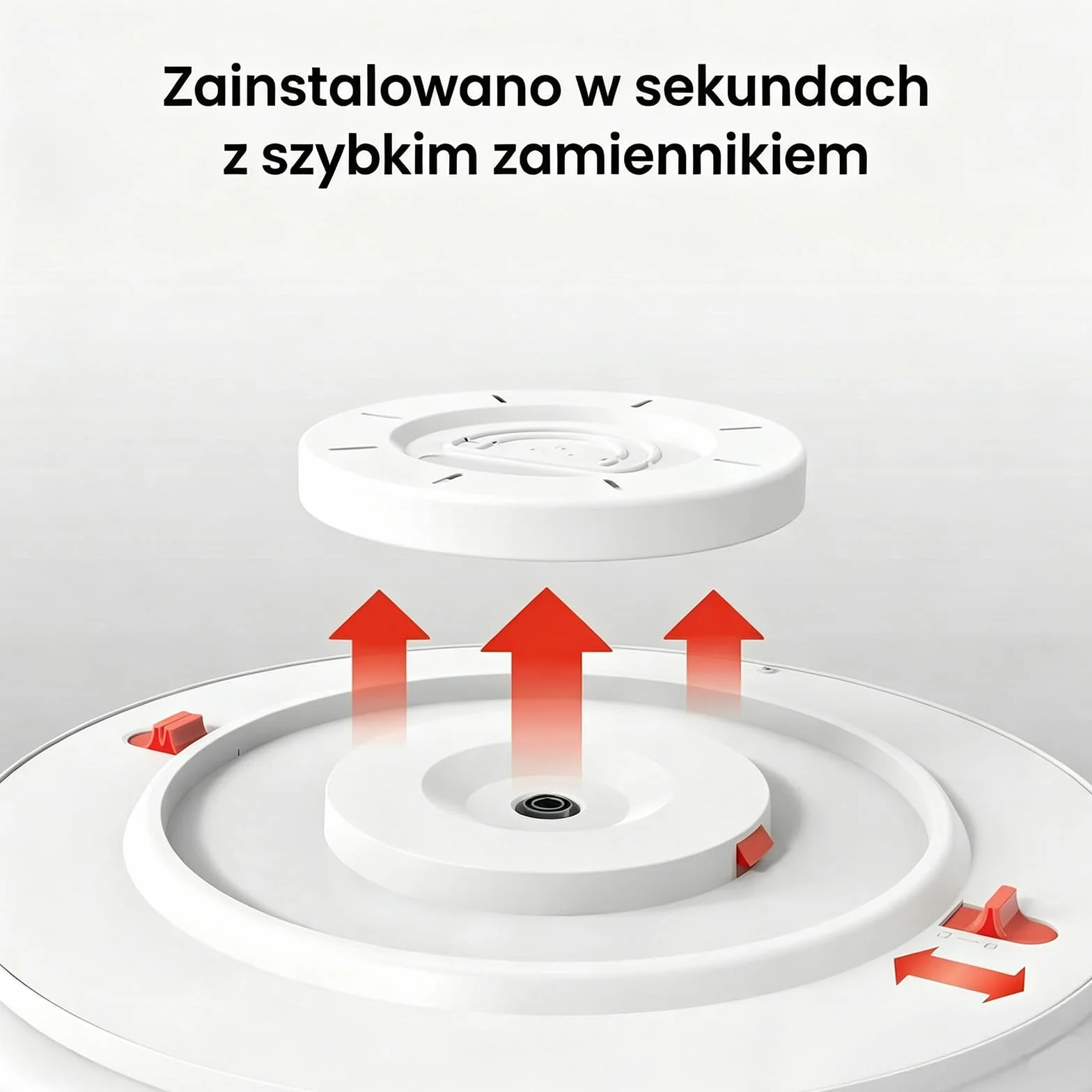 Yeelight Inteligentna Lampa Sufitowa LED 60 cm, 50 W, 4800 lm, RGBCW, Ściemnialny Plafon Smart WiFi, 16 mln Kolorów, 2700–6500 K, Szybki Montaż, Sterowanie Aplikacją, Alexa i Google Assistant