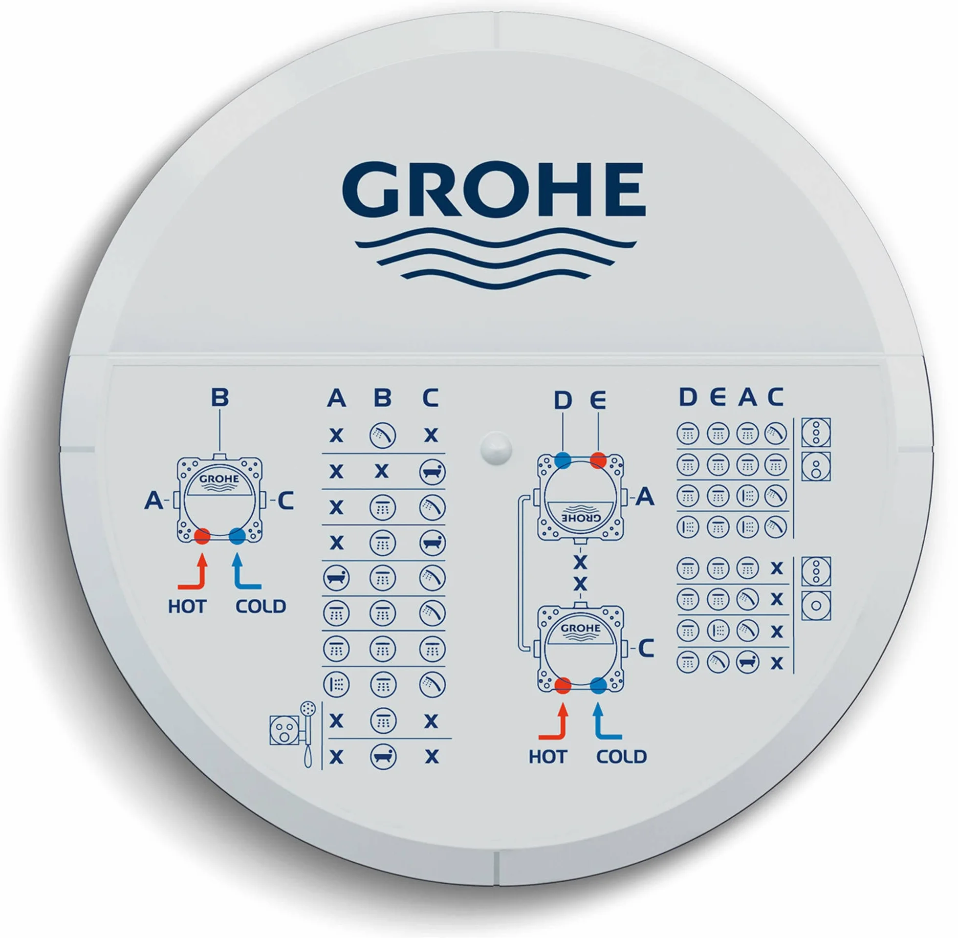 GROHE Rapido SmartBox Uniwersalny element podtynkowy 1/2