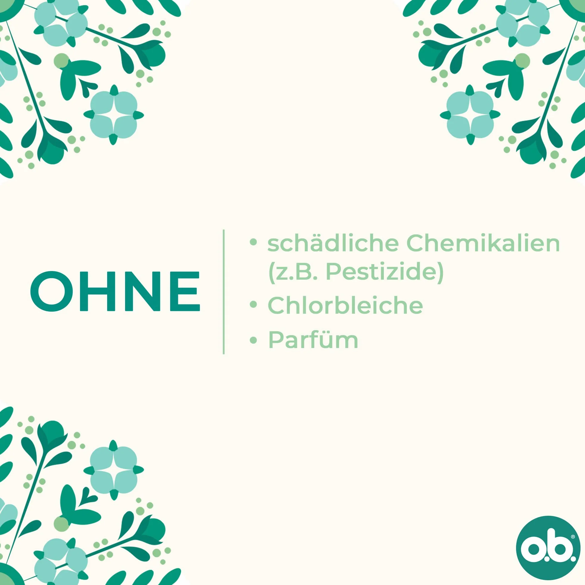 o.b. Organic Normal tampony 100% bawełny ekologicznej 16 sztuk