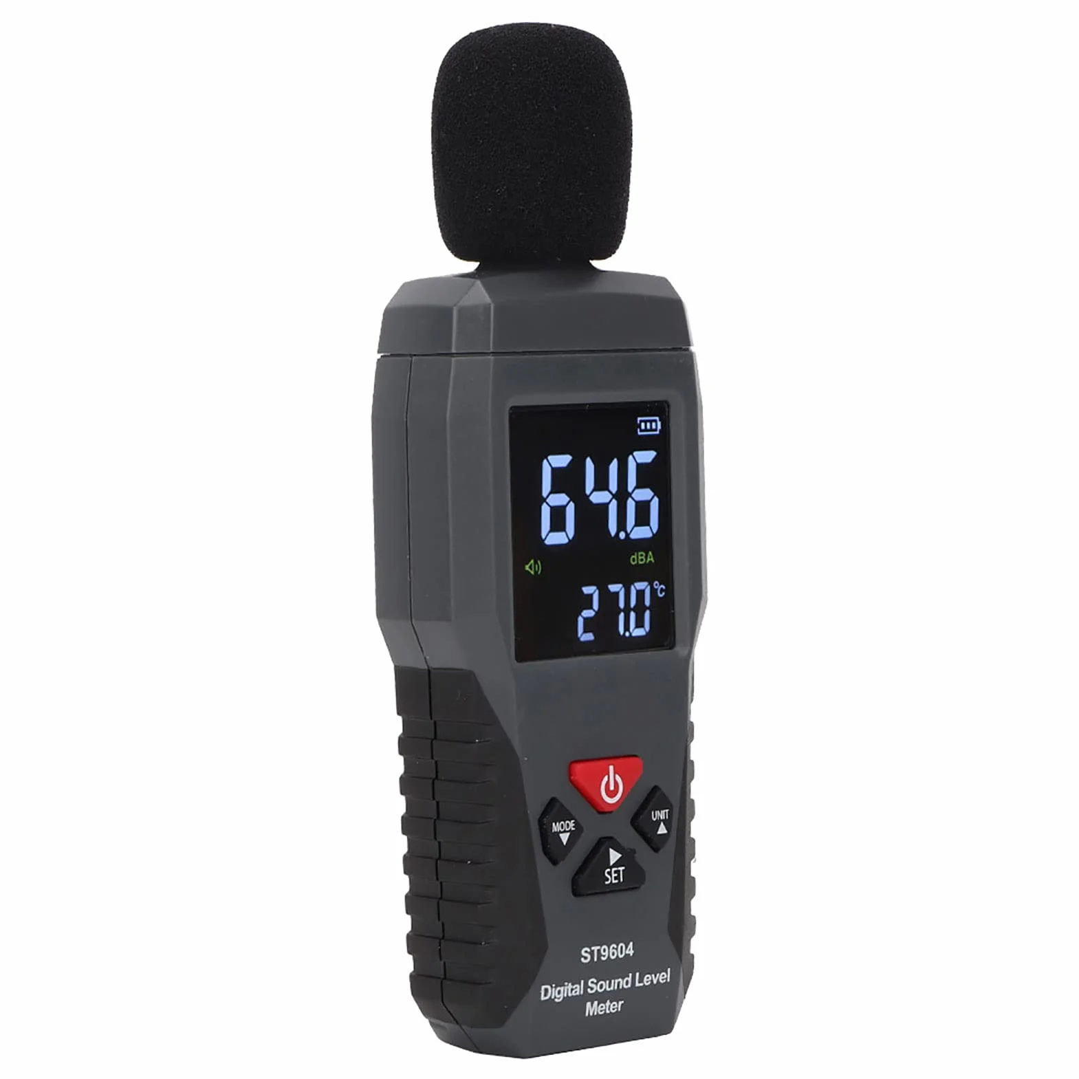 Sonometr SMART SENSOR Dźwięk Rejestrator poziomu dźwięku Tester szumów Audionumeryczny miernik dźwięku, zakres pomiarowy 30-130 dB