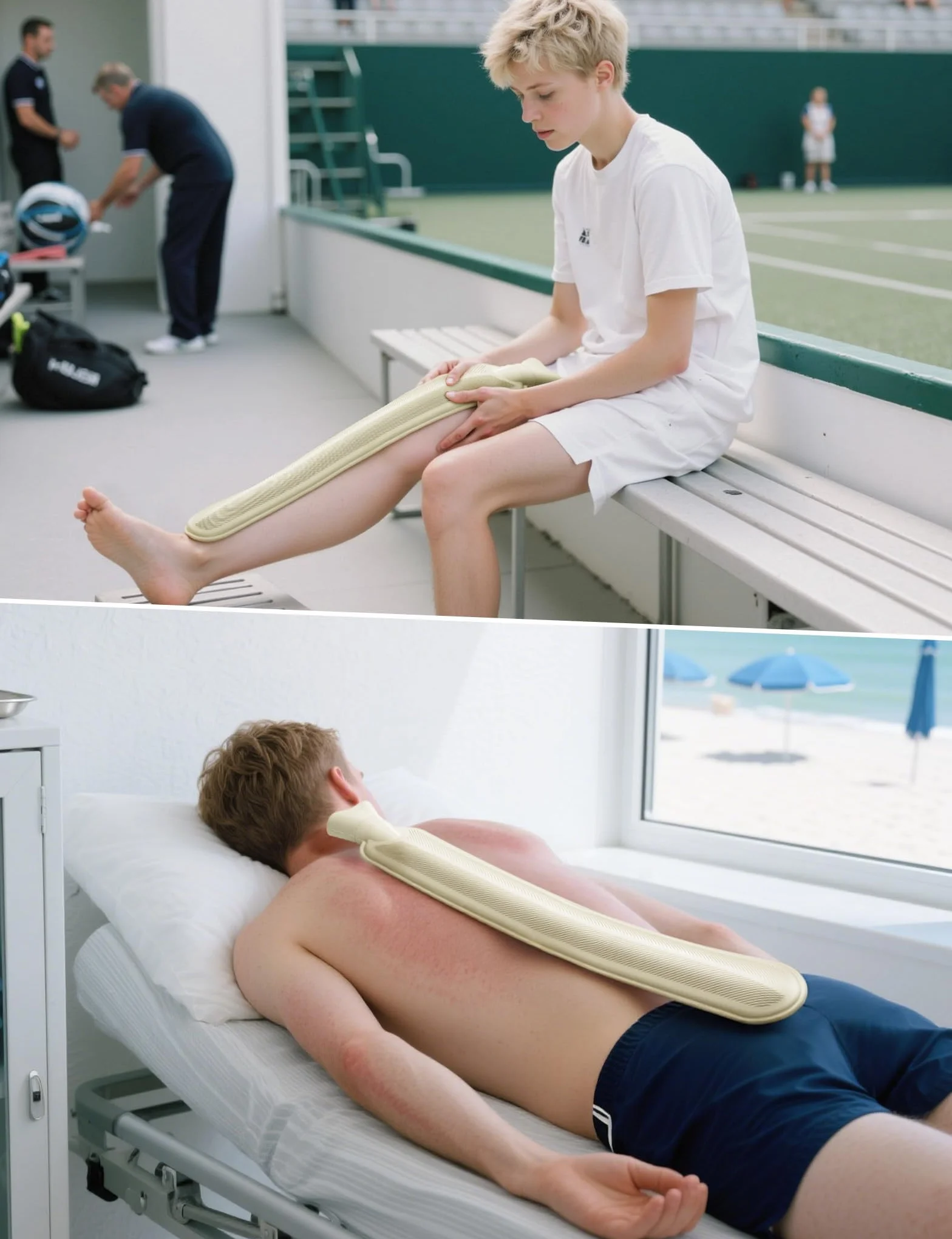 Termofor Długi 2L z Miękką Poszewką na Szyję i Ramiona BS1970:2012