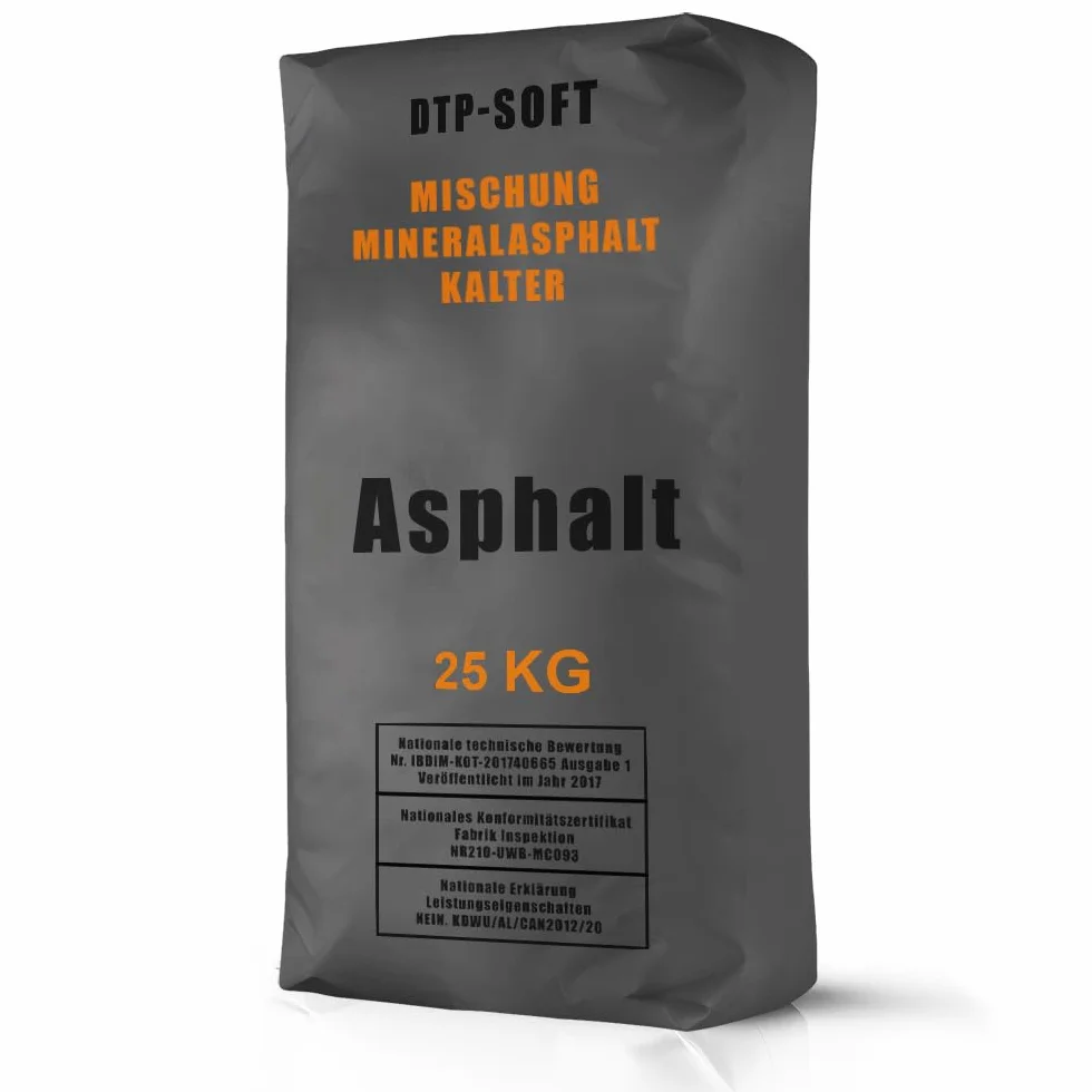 25 kg zimnego asfaltu 0-8 mm asfalt do naprawy asfaltu zimnego 25 kg