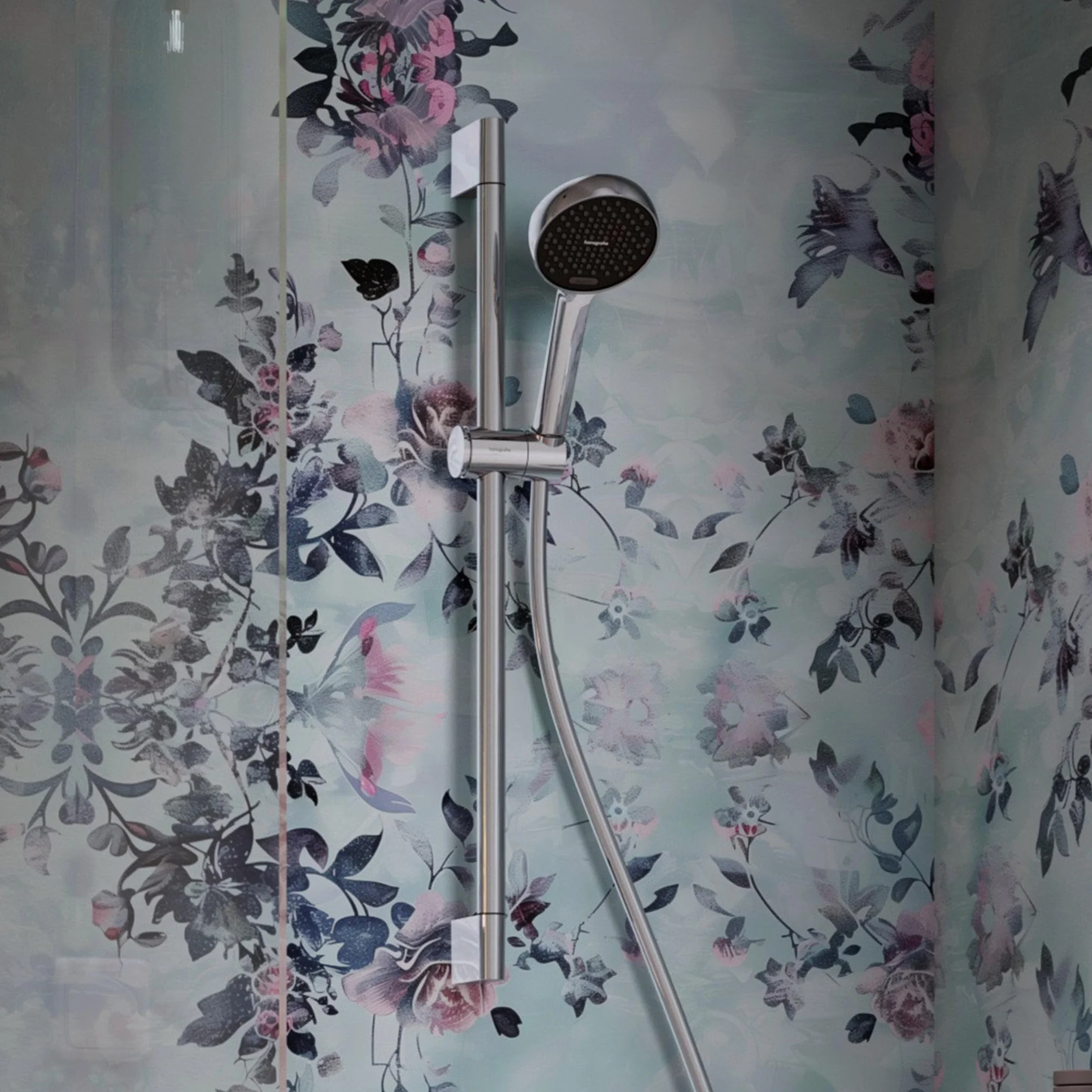 hansgrohe Activera Select S Zestaw prysznicowy chrom EcoSmart 2-strumieniowa wąż 1,60 m drążek 0,65 m