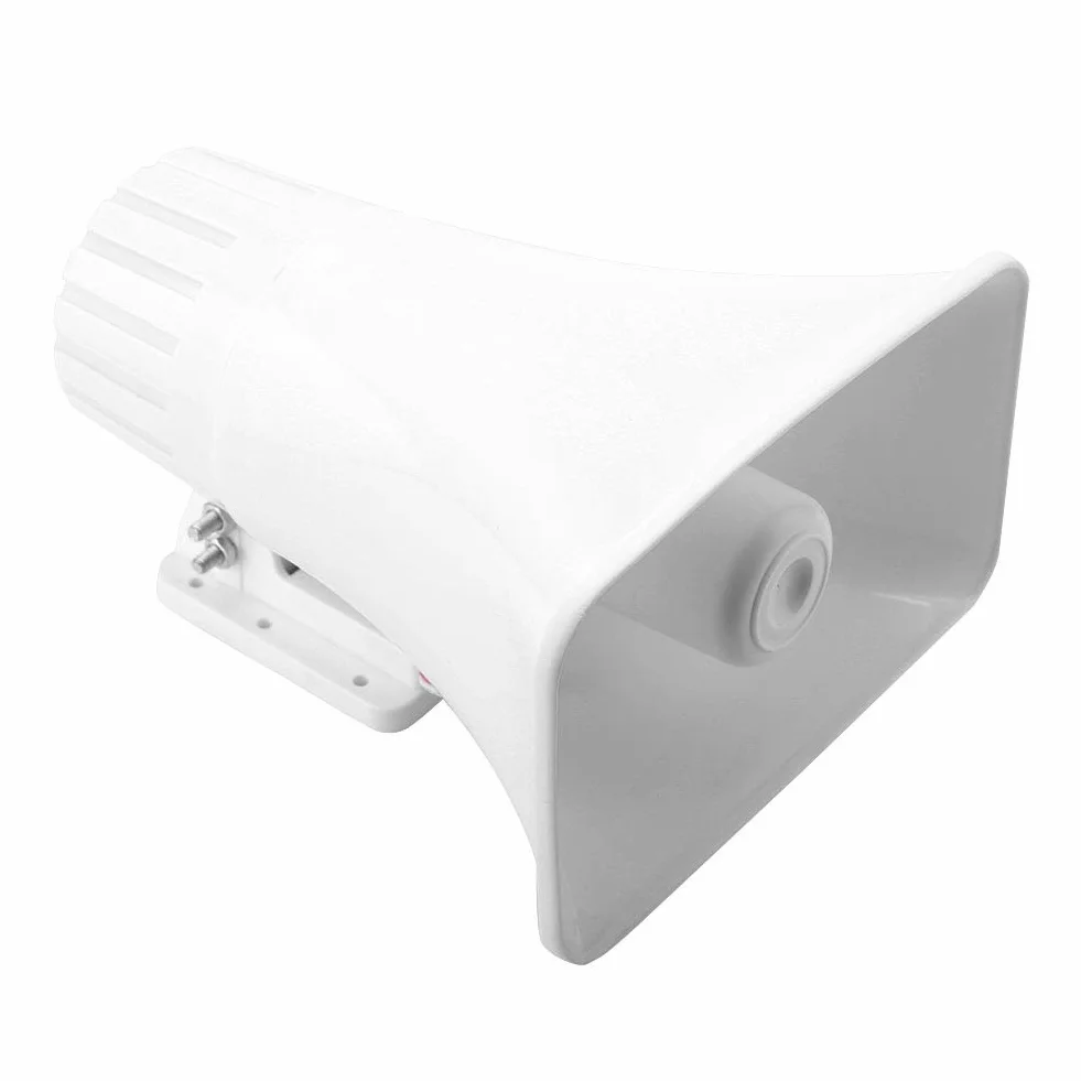 150dB DC 12V Dwutonowa Przewodowa Syrena Syrena Przeciwwłamaniowa Ostrzeżenie Althorn dla Bezpieczeństwa w Domu - 20x12,5x23cm, Może Pracować z Różnymi Połączeniami Alarmowymi