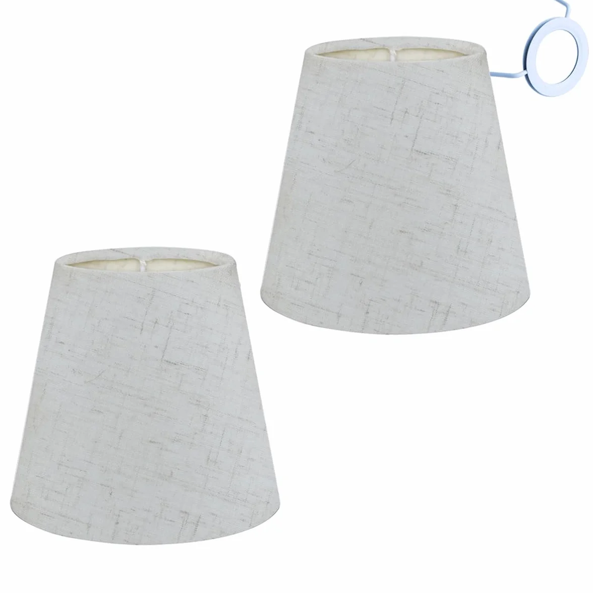 Sinta 2 sztuki abażur materiałowy E14/E27 nowoczesny zamiennik lampa wisząca