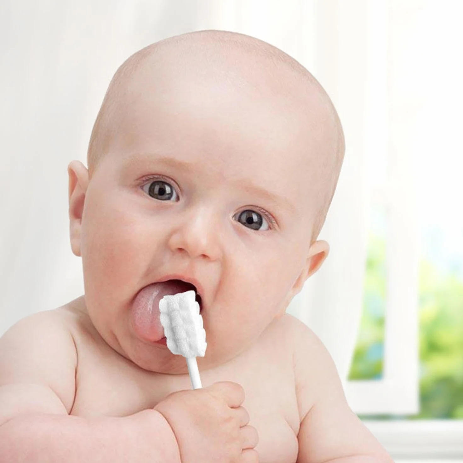 30 szt. Sprzątacz do ust dla niemowląt, płyn do mycia ust, szczoteczka do ust, szczoteczka do zębów z miękkim włosiem, patyczki z bawełny dla dzieci