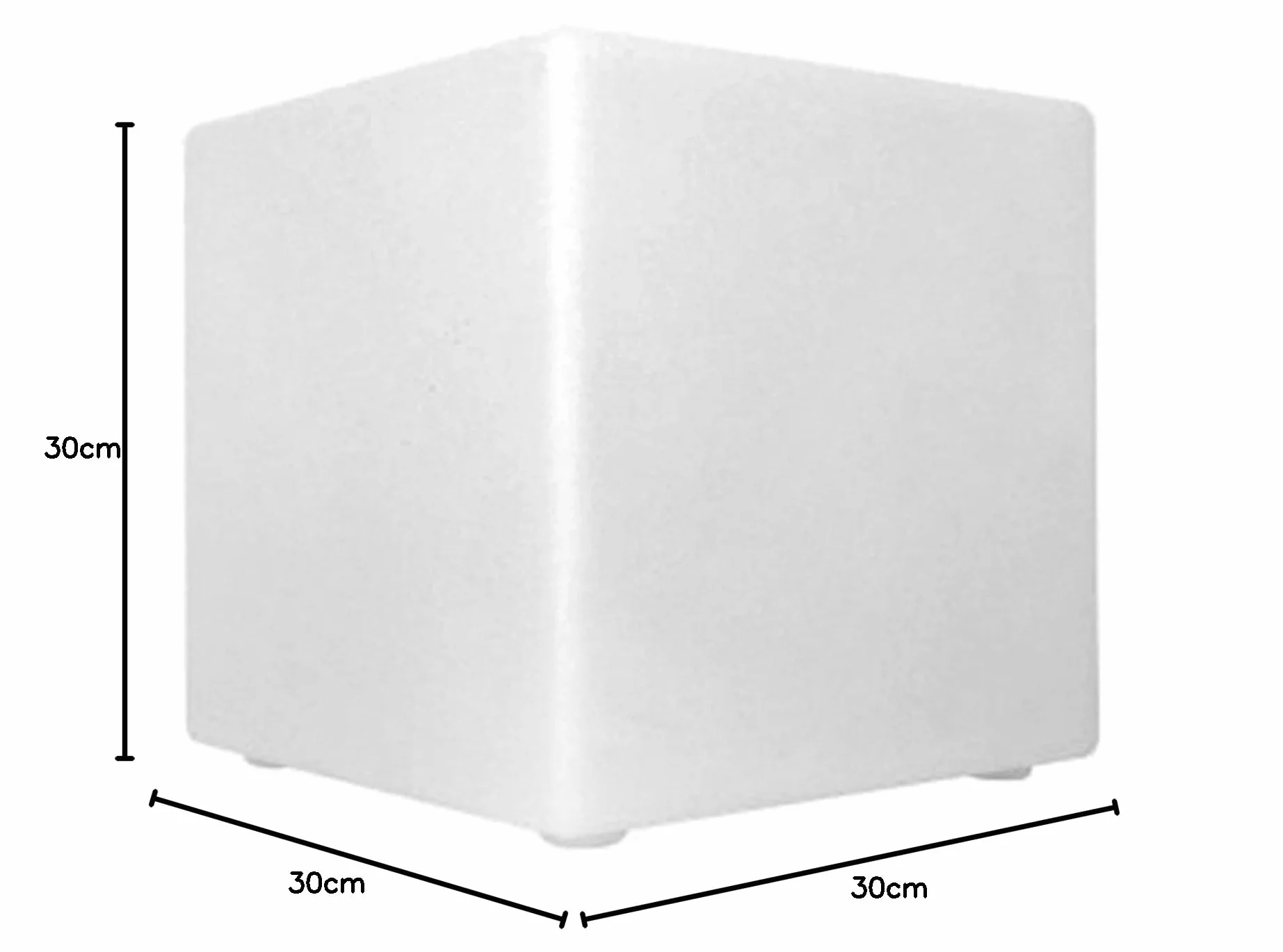 Kostka LED do użytku na zewnątrz z pilotem zdalnego sterowania – stołek RGB, zmiana kolorów, 16 kolorów, kostka do siedzenia i designerskie oświetlenie Cube, świecąca kostka jako siedzisko i
