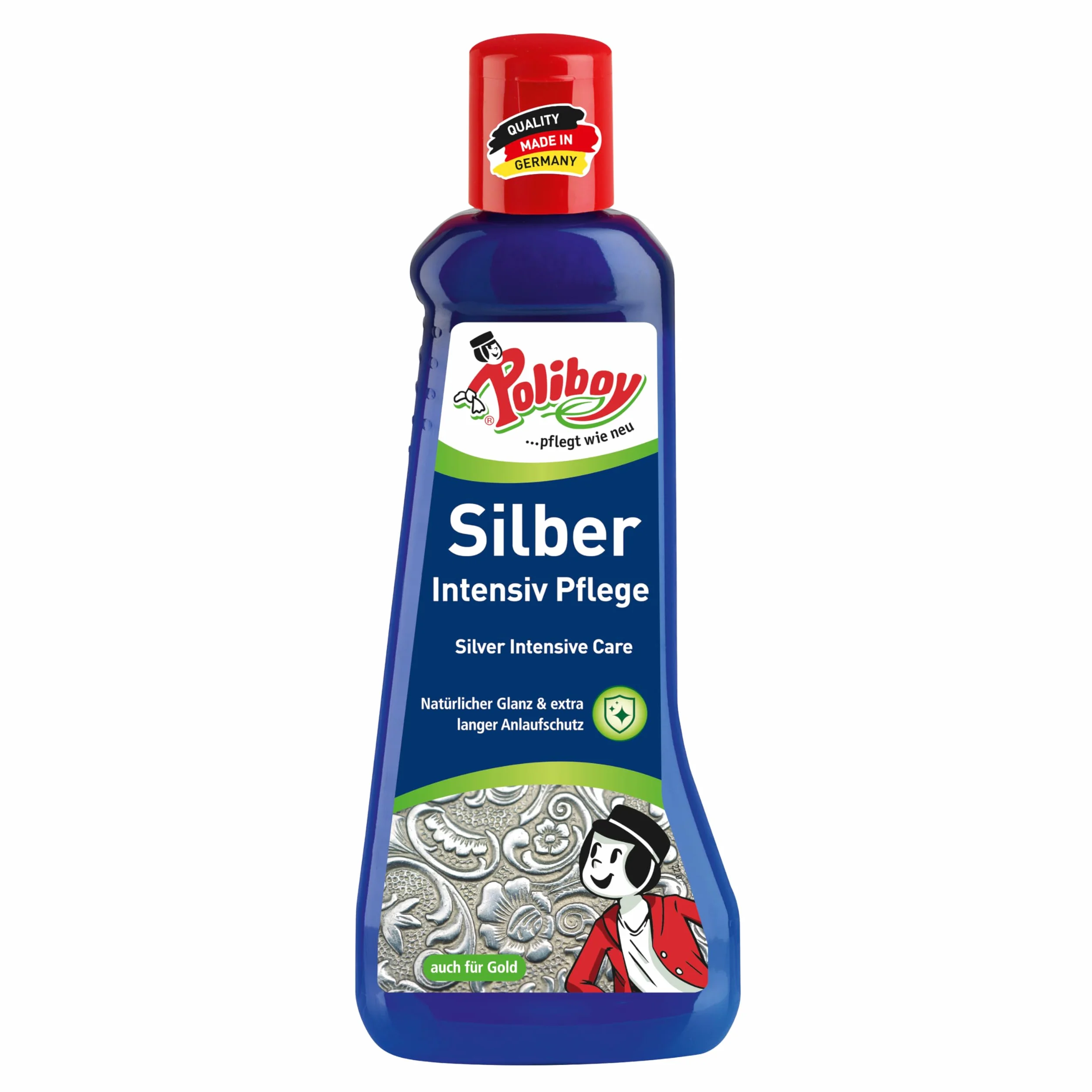 Środek do czyszczenia srebra z gąbką POLIBOY Silber Intensiv Pflege 200 ml