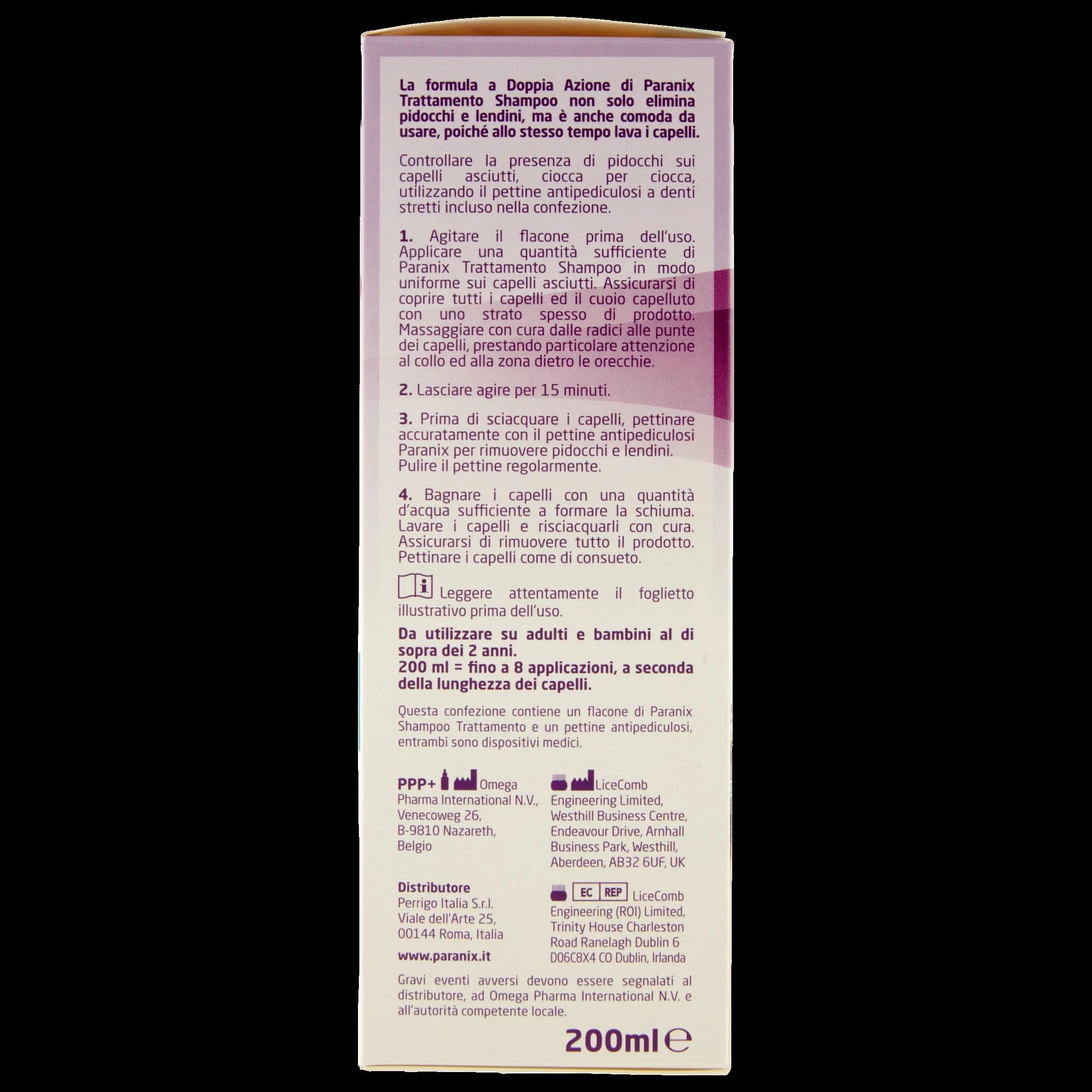 Paranix Lice Removal Szampon 200 ml