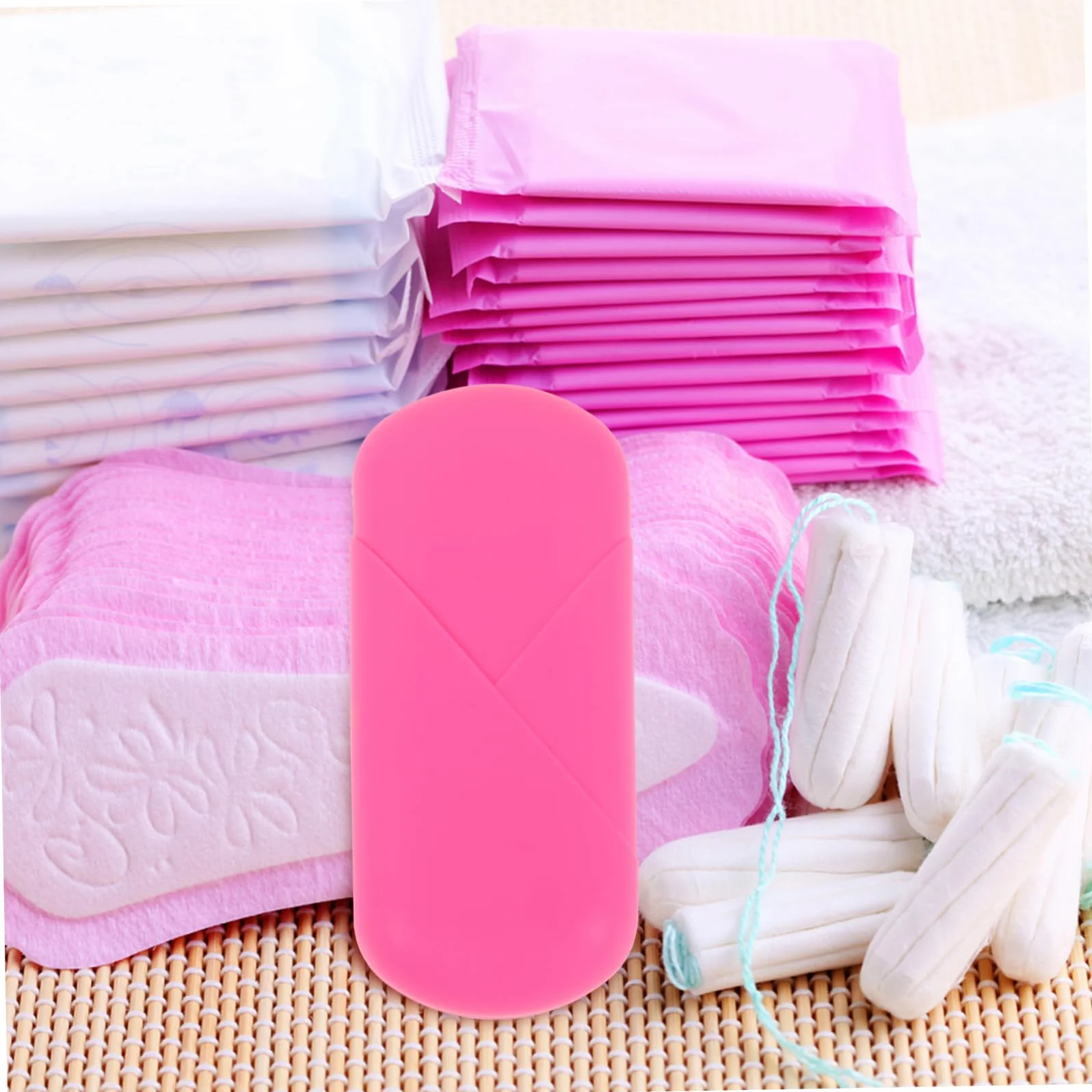 Ipetboom Pudełko Do Pakowania Silikonowy Uchwyt Do Przechowywania Przenośny Pokrowiec Na Kubki Menstruacyjne Artykuły Damskie