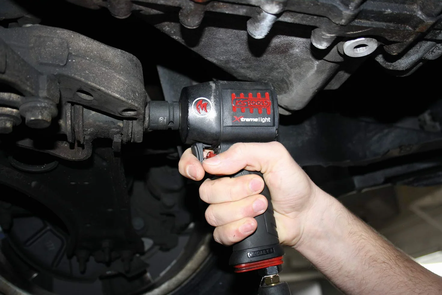 KS Tools 515.0055 1/2" Zestaw sześciokątnych nasadek udarowych, ekstra krótki, 15-części